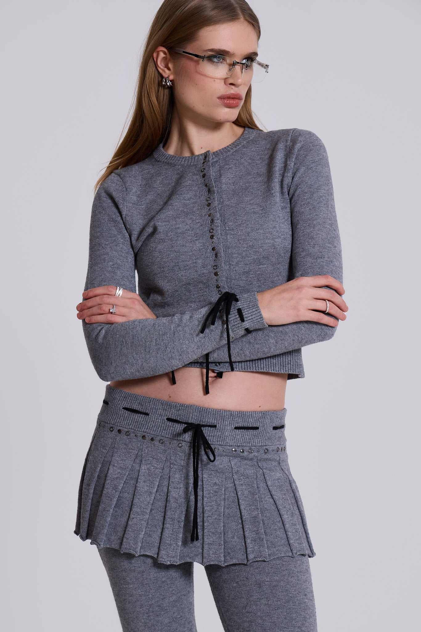 Shop WFH Studded Cardigan | Jaded London | Clothing