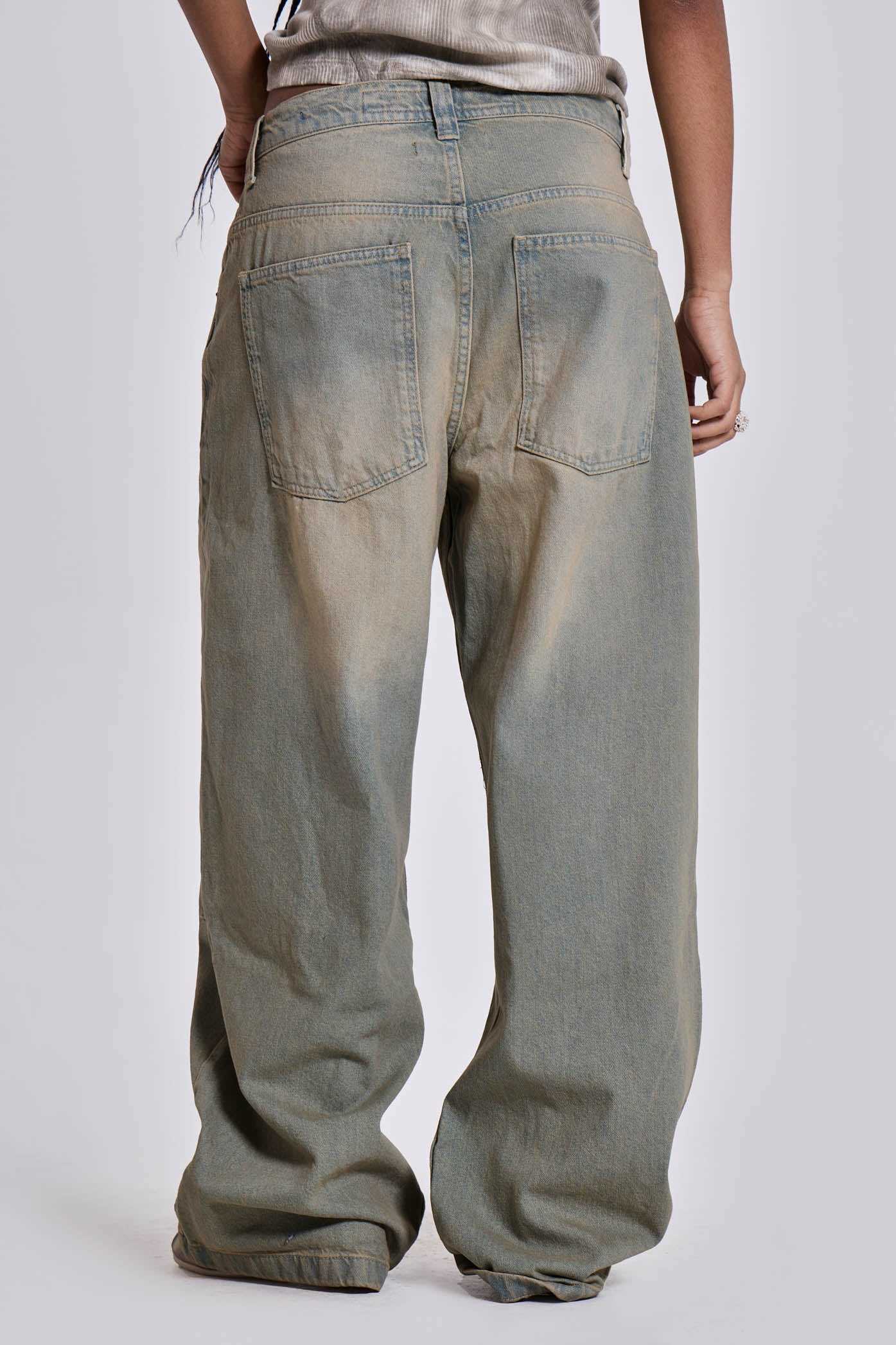 Shop Light Wash Colossus Jeans | Jaded London | Clothing