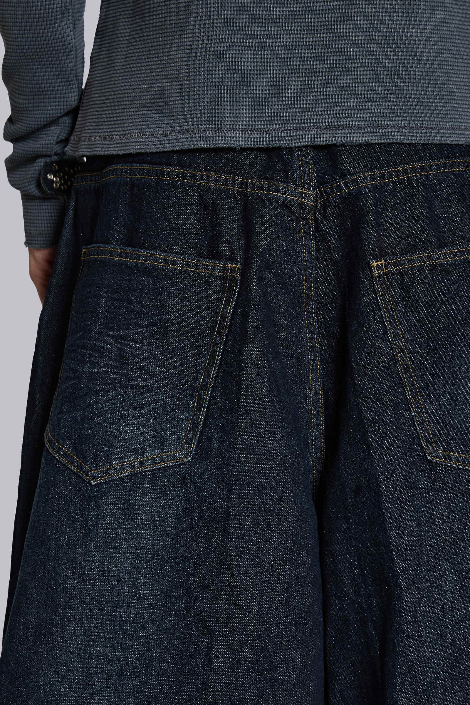 Creased Indigo XL Colossus Jeans