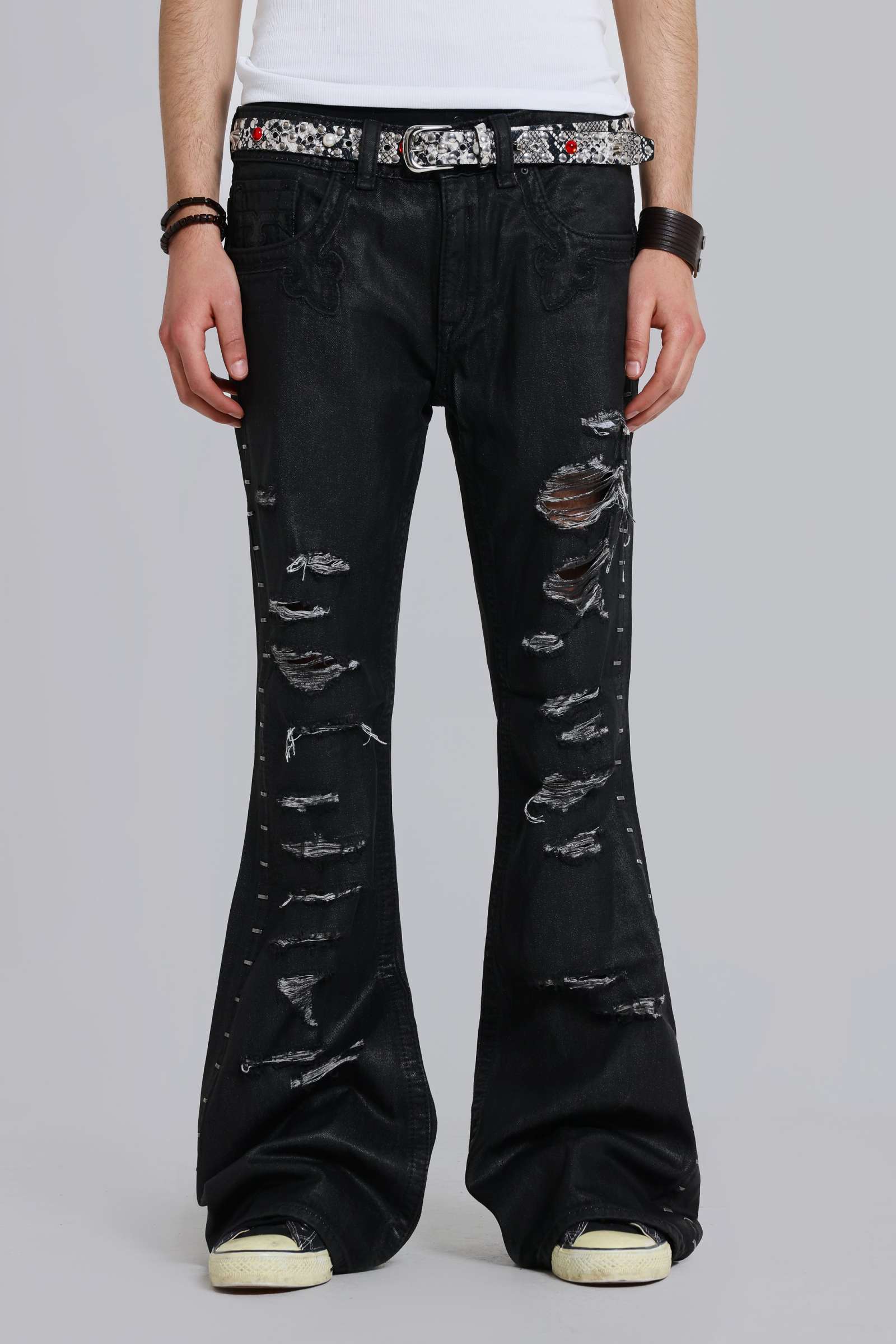 Rock Revival Staple Wax Bootcut Jeans