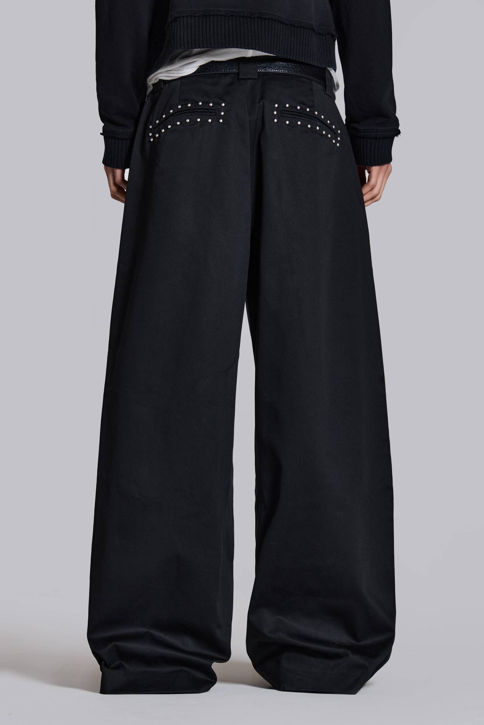 Studded Black Goliath Suit Pants