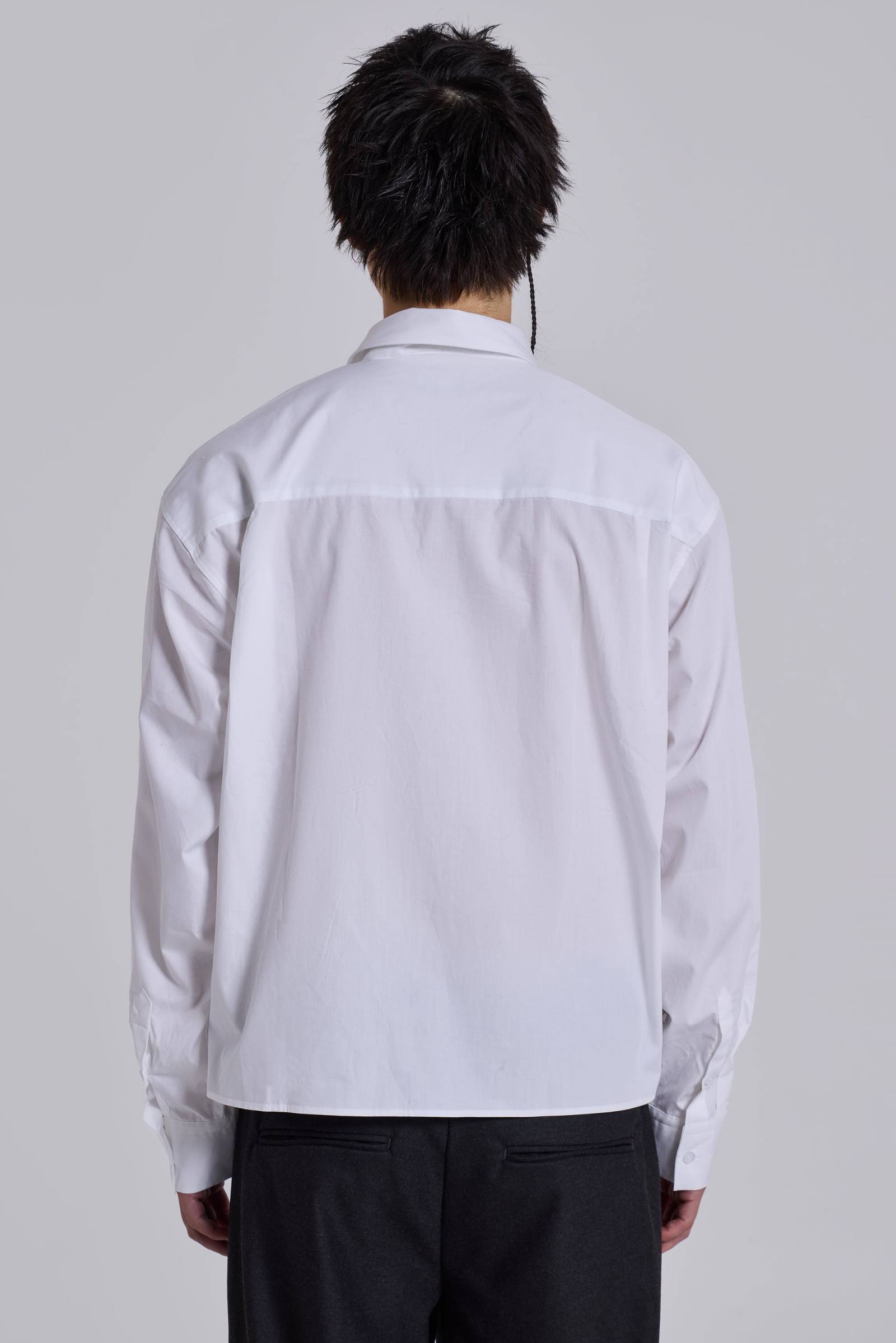 Opaque Button-Up Shirt