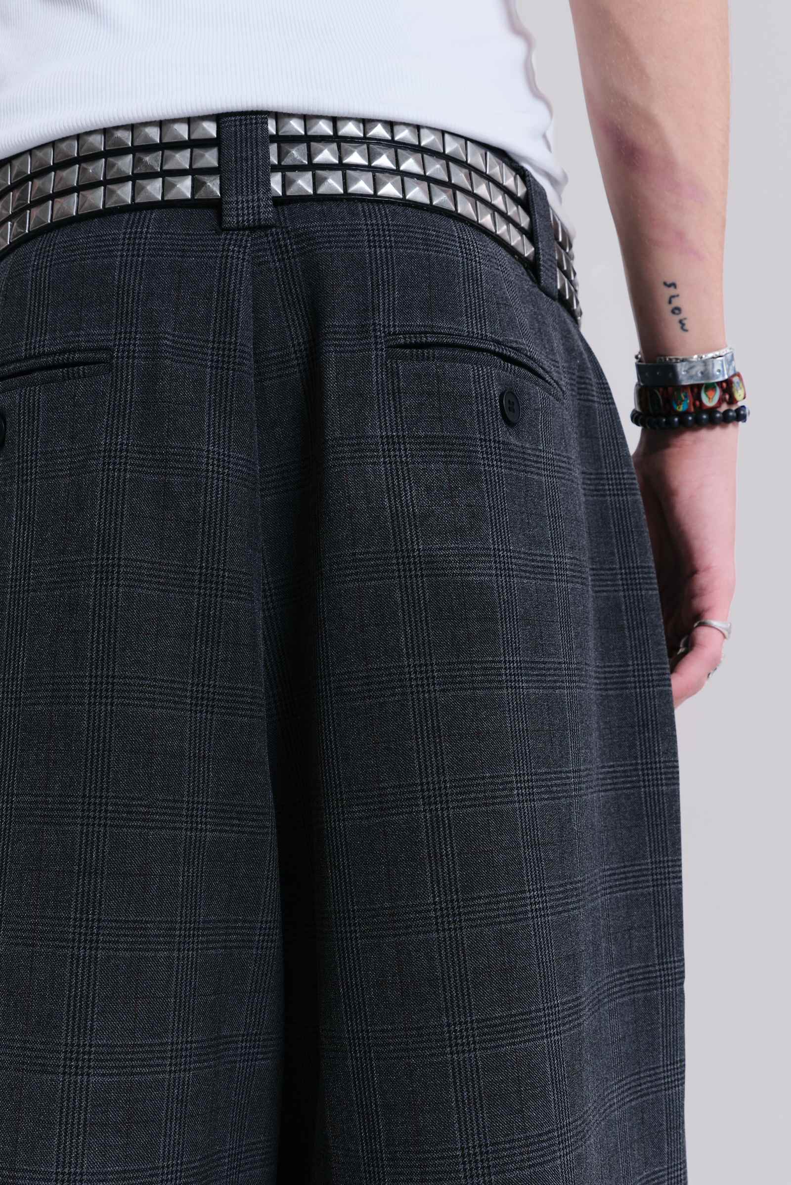 Dark Check Goliath Shorts