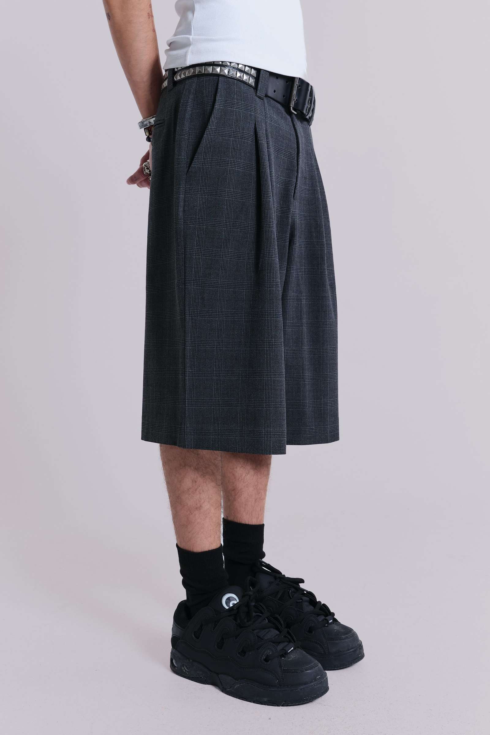 Dark Check Goliath Shorts