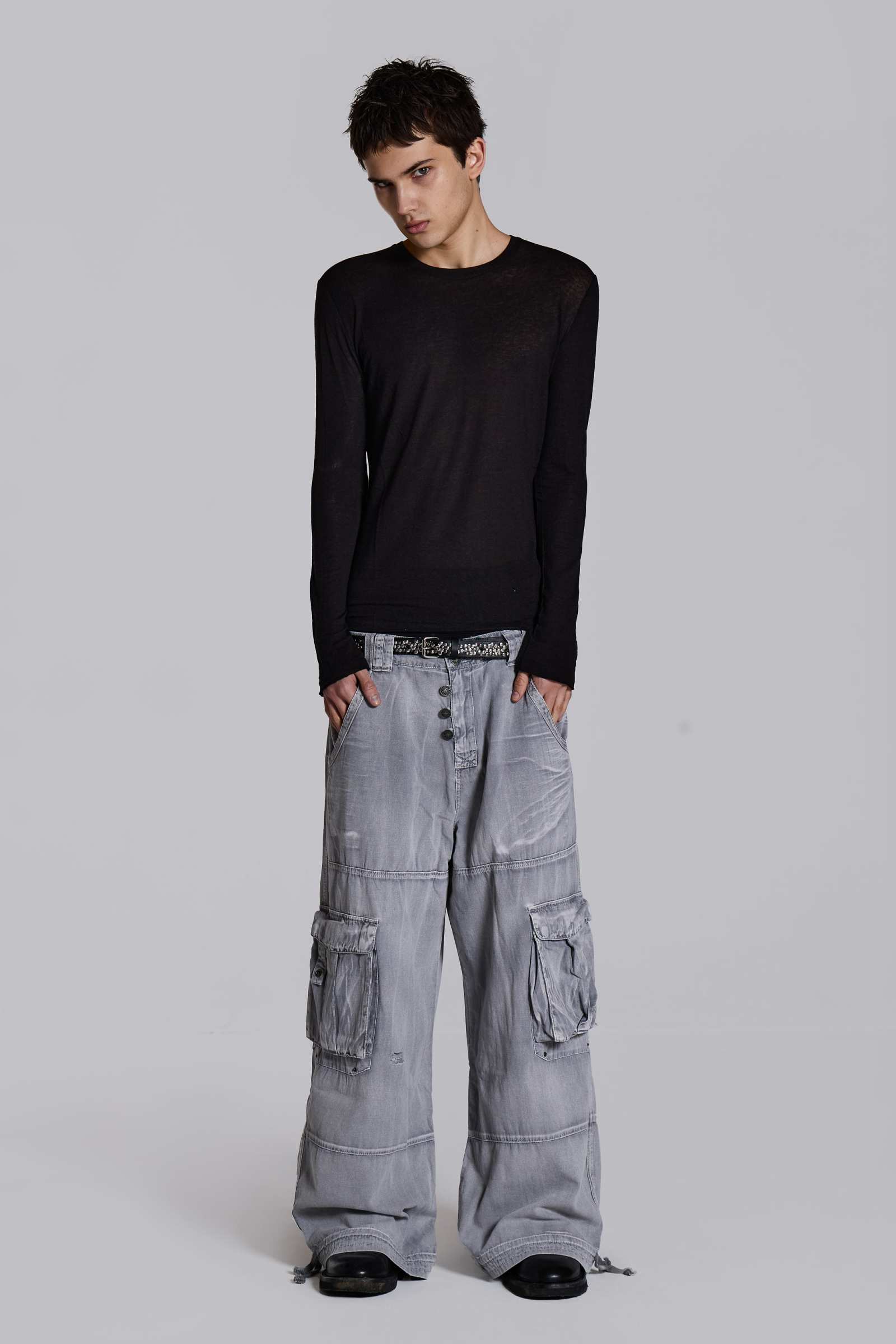 Black Mist Long Sleeve Top