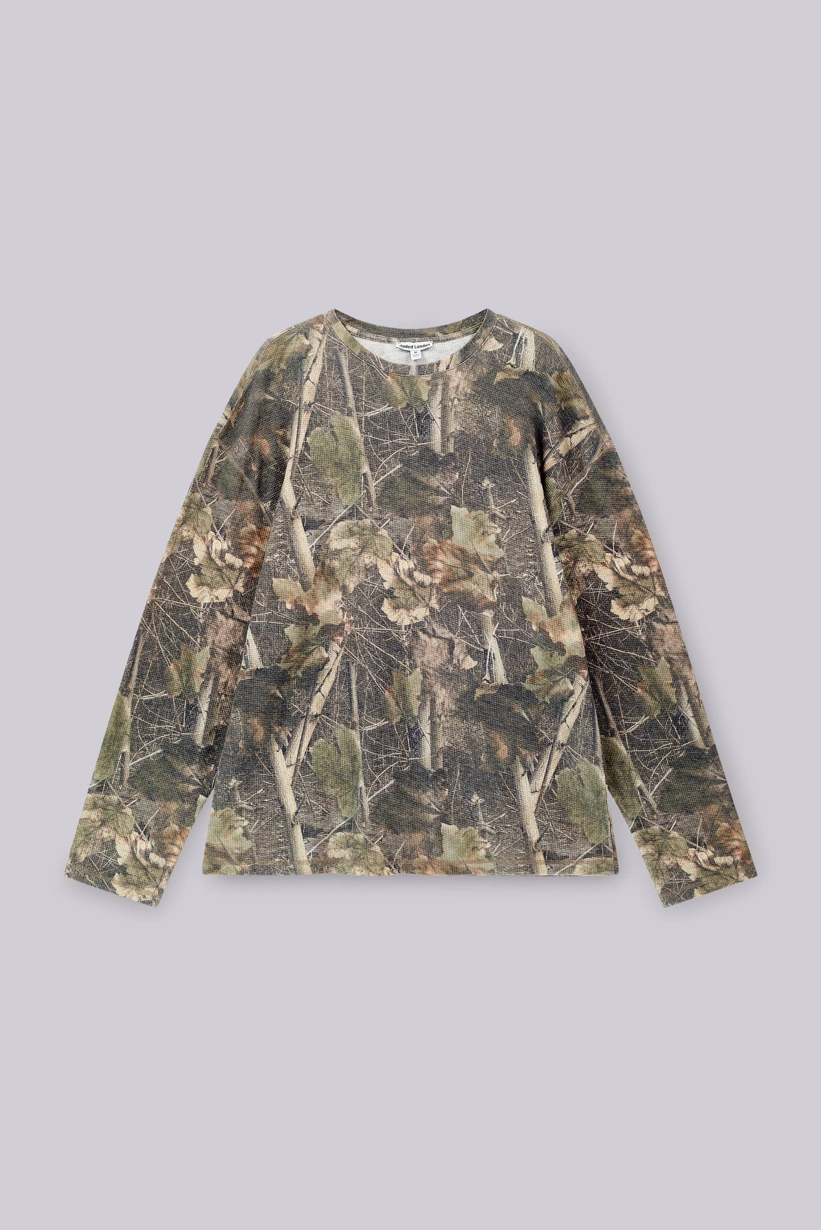 ☆JADED LONDON☆ Woodland Camo Waffle 長袖 Tシャツ  送関込 Shop Woodland Camo Waffle Long Sleeve Top | Jaded London