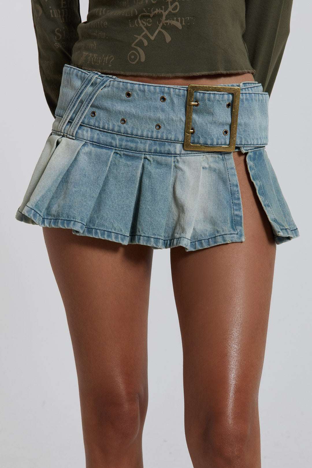 Jaded London Denim Skirtデニムミニスカート ベルト Shop Denim Assassin Micro Mini Skirt | Jaded London | Clothing