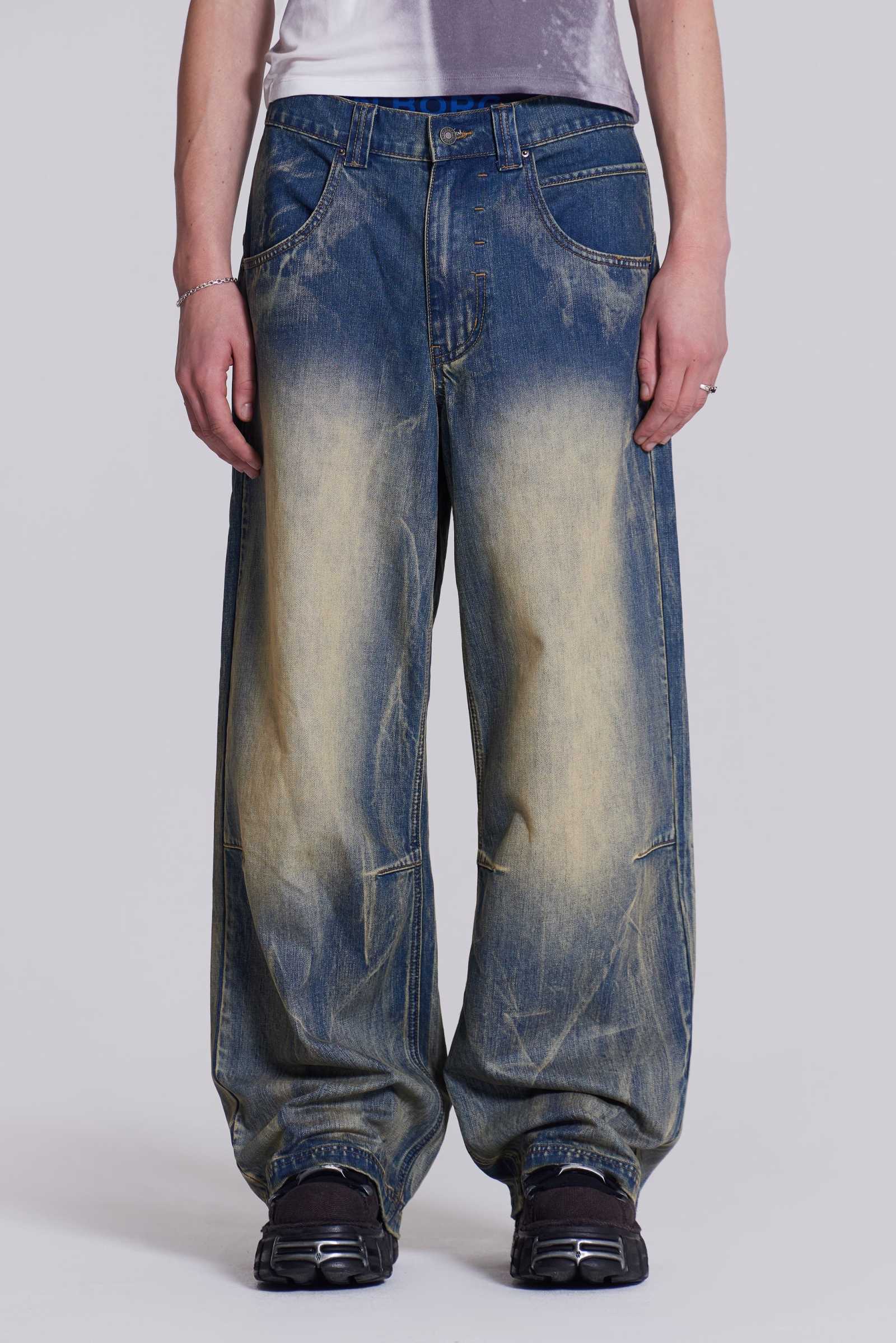 Blue Ethereal Colossus Jeans