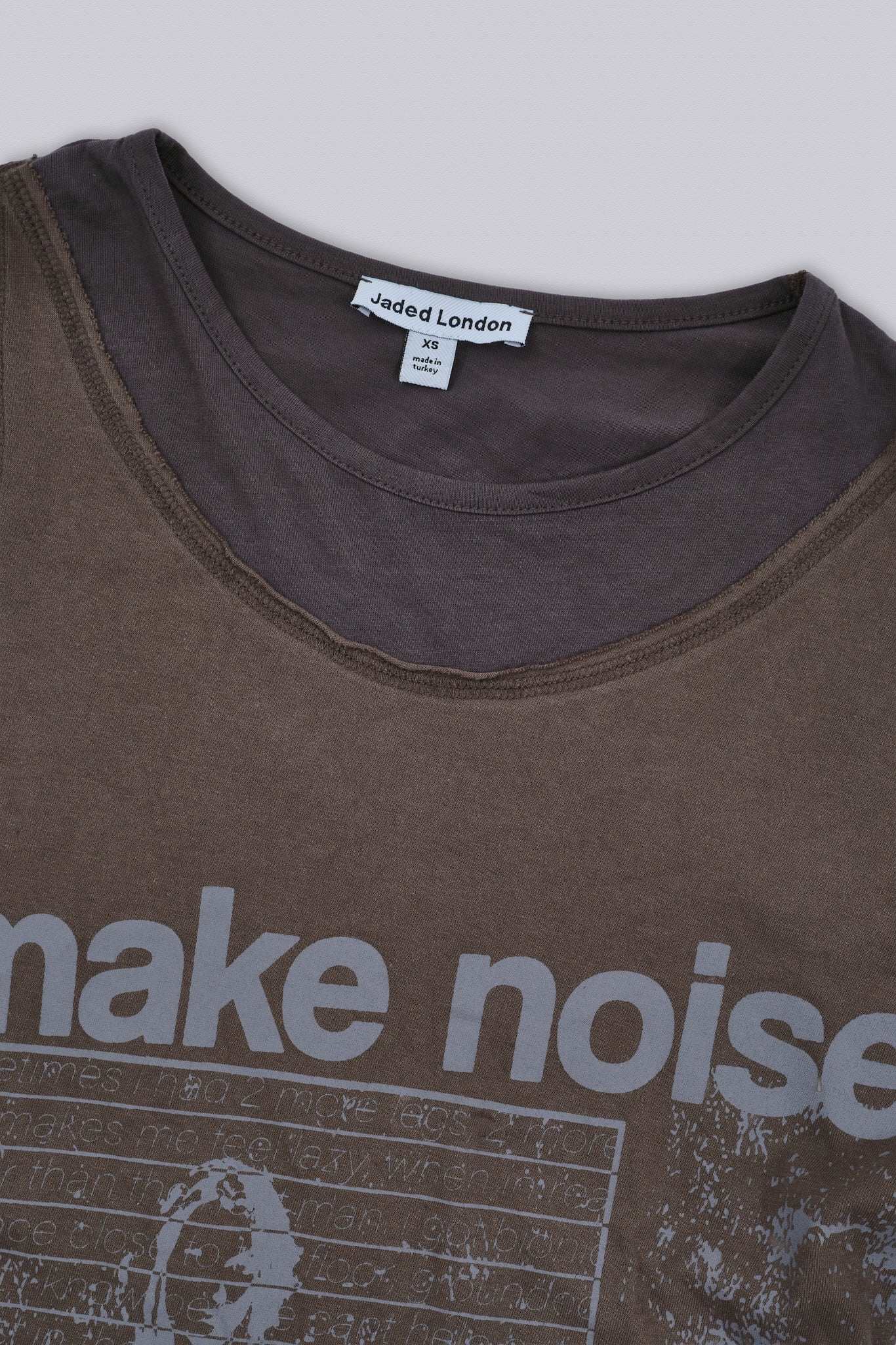 Noise Double Layer Long Sleeve Top