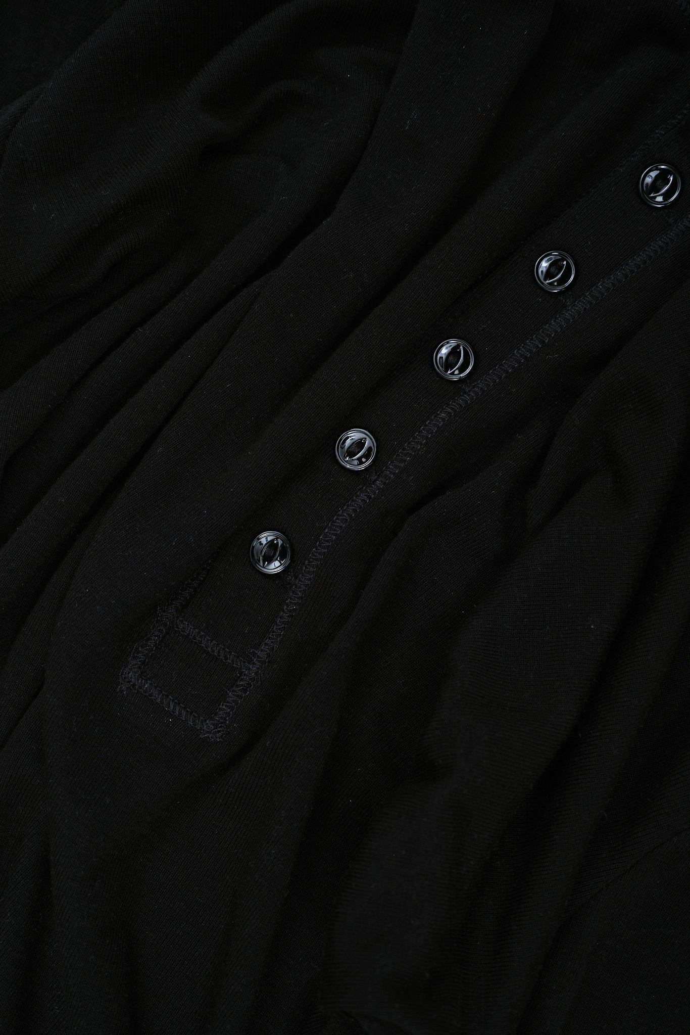 Black Haze Henley Top