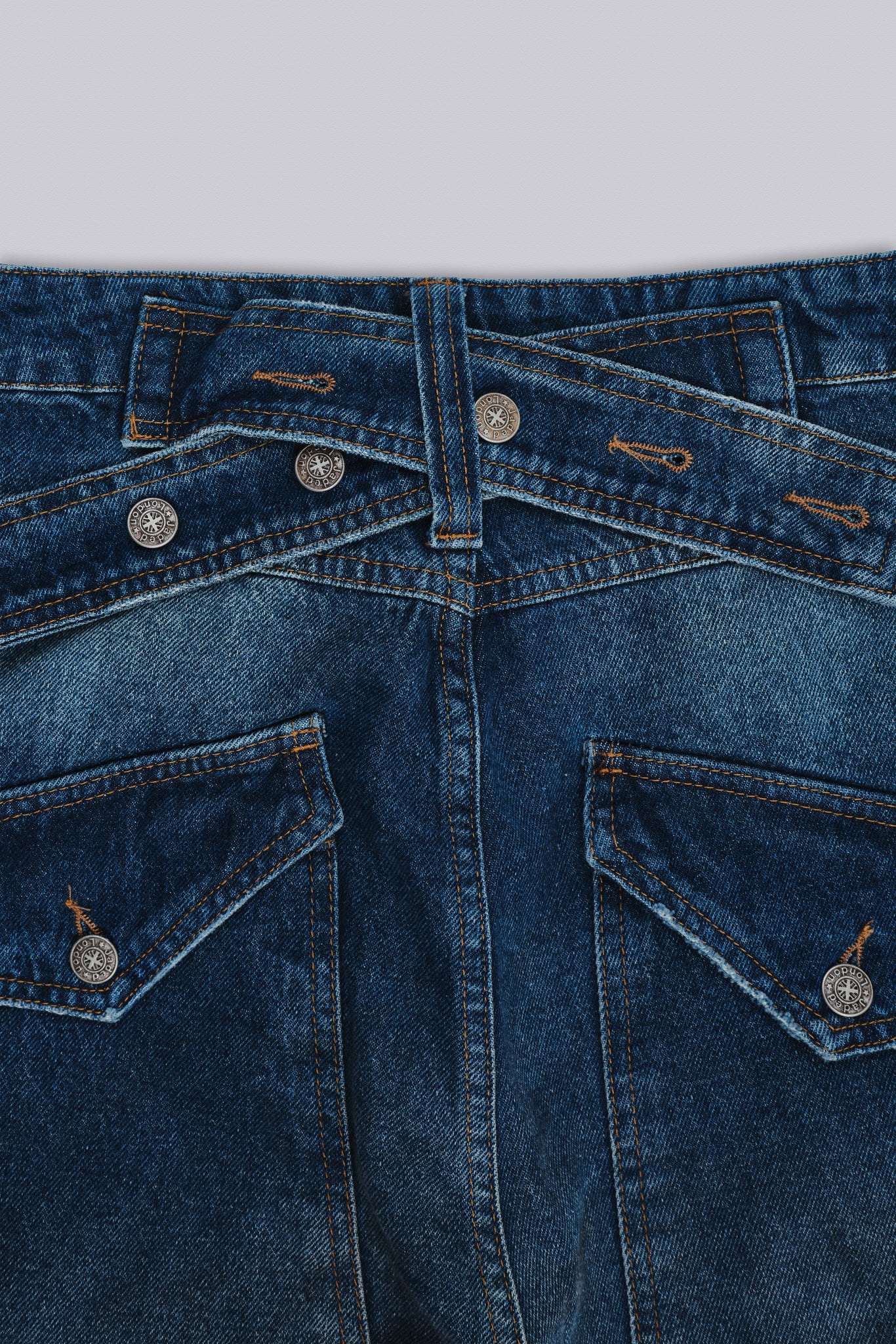 Splatter Cinch Carpenter Jeans