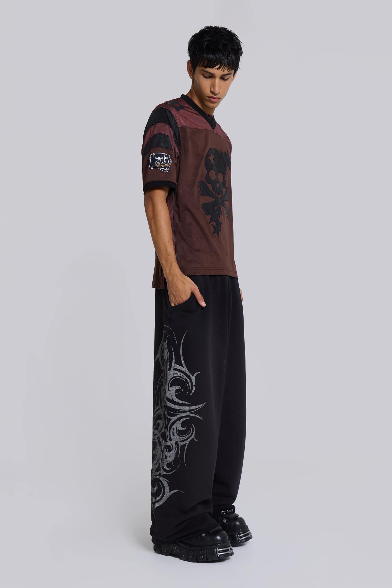 Black Baggy Blade Joggers