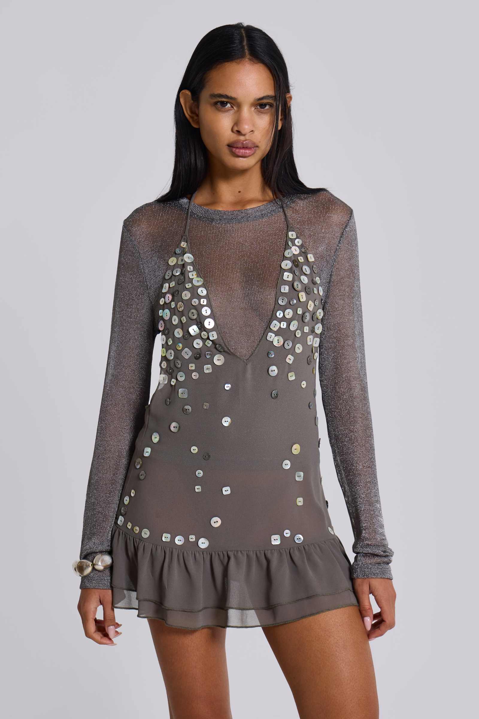 Button Me Up Mini Dress | Jaded London | Clothing Button Me Up Mini Dress | Jaded London | Clothing