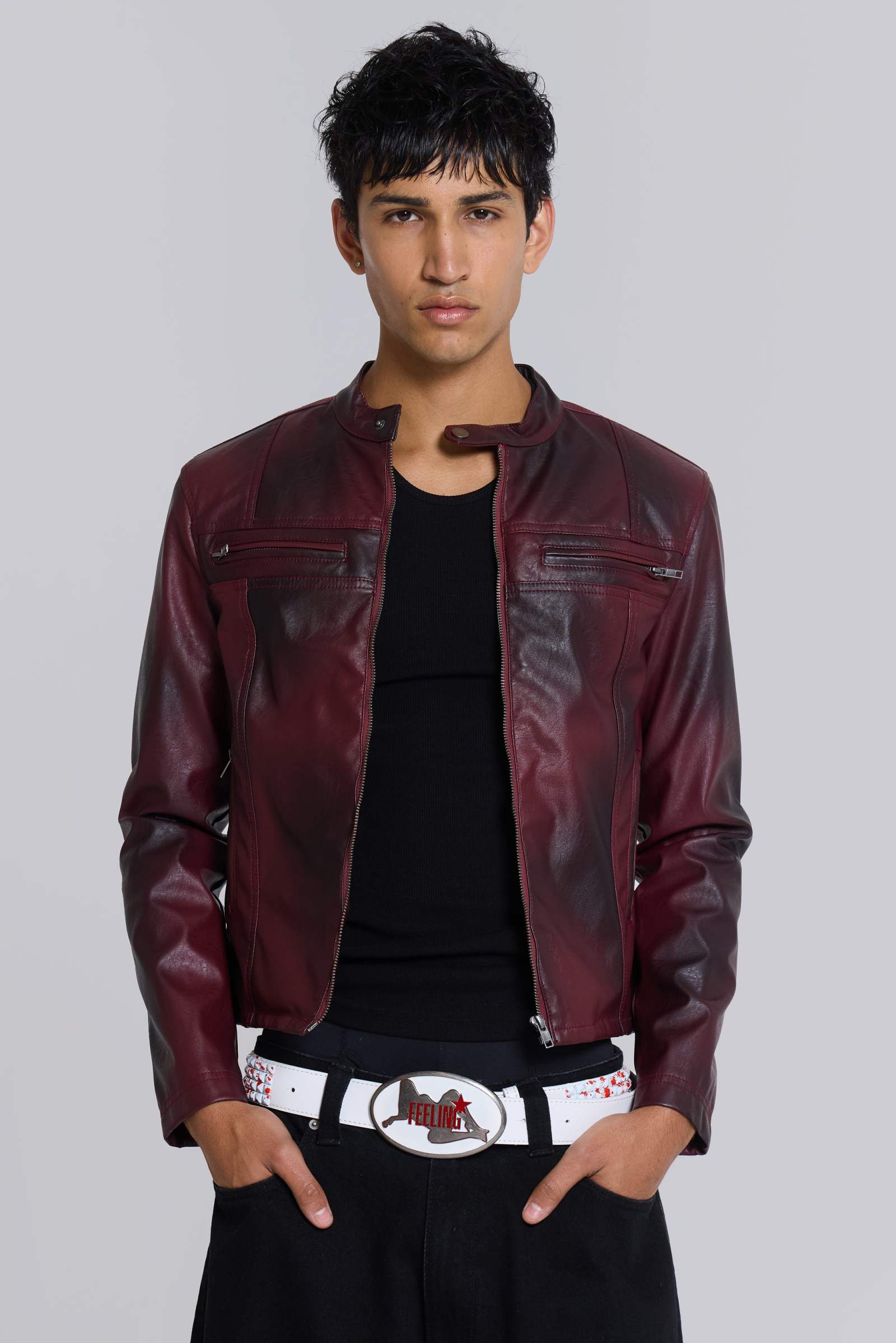 Oxblood Piston Jacket
