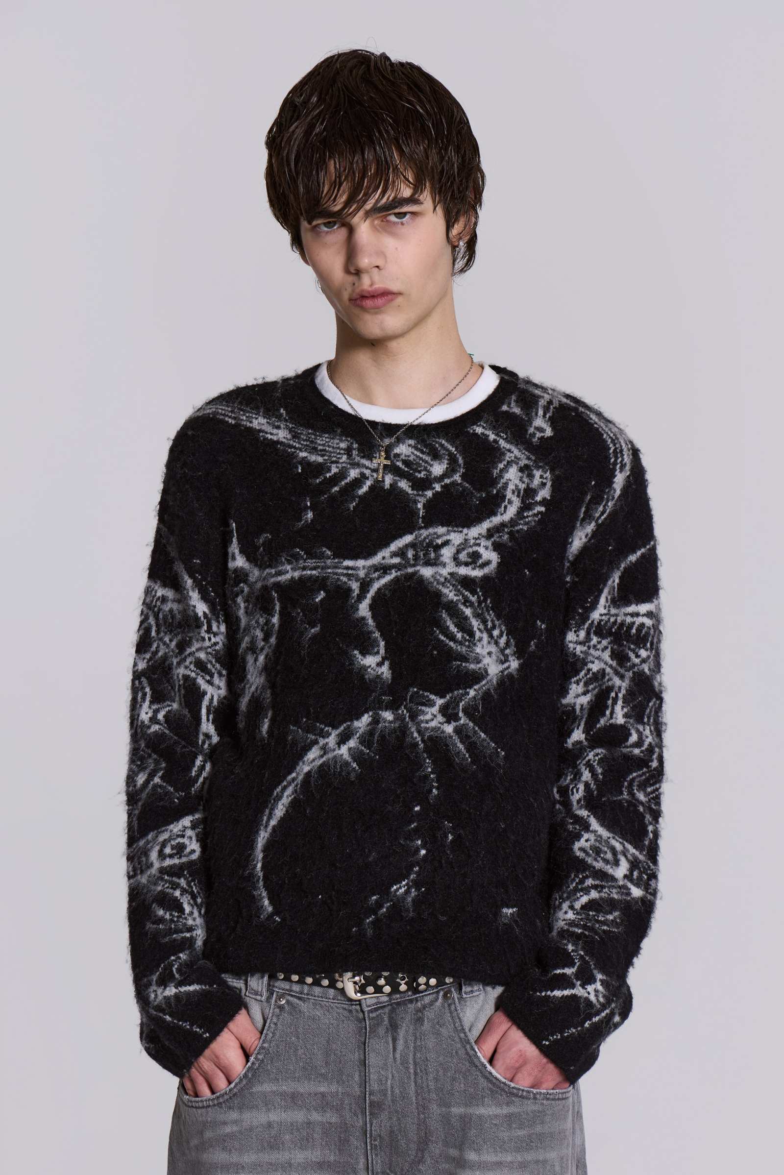 JADED LONDON Loose Abstract Knot Jumper