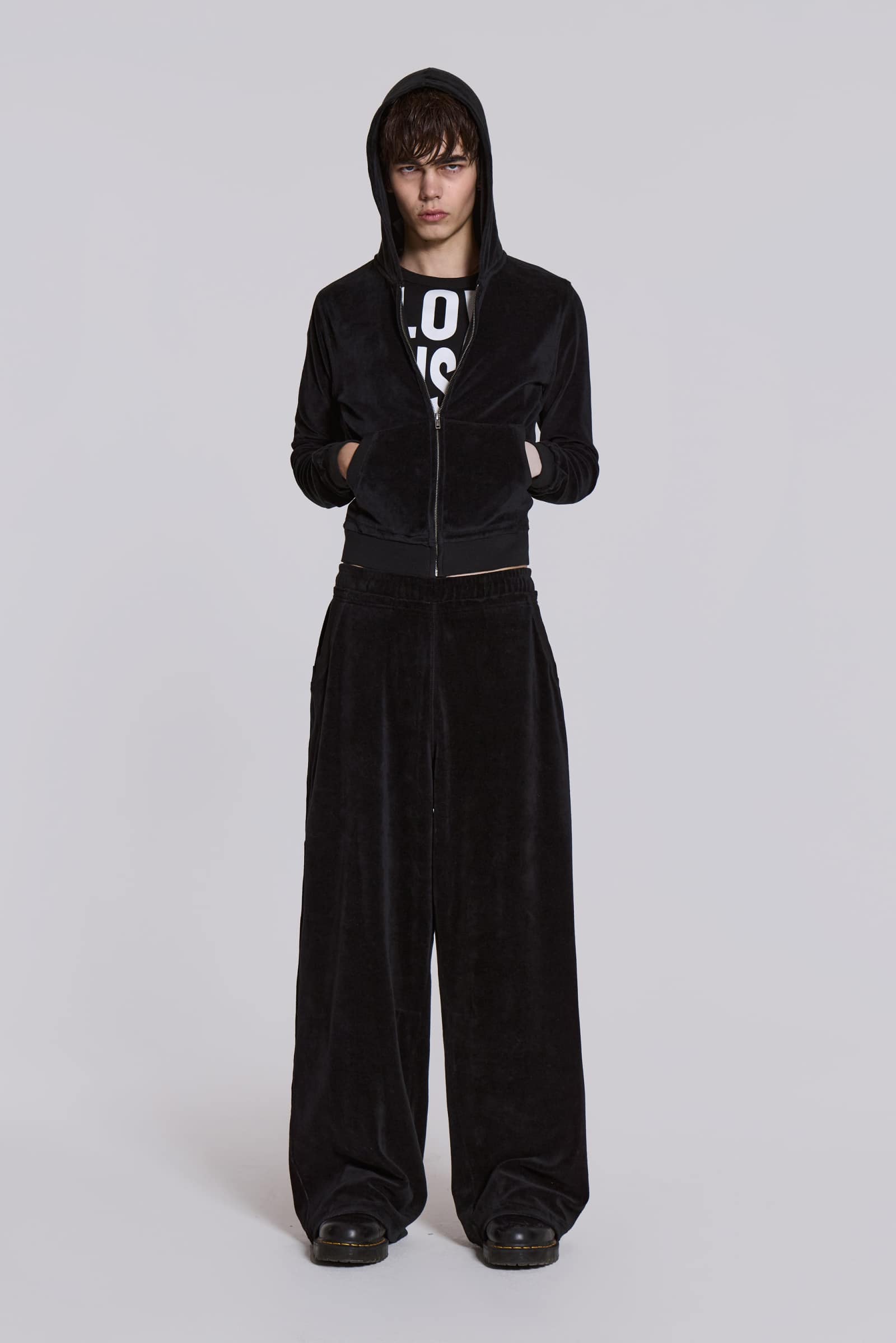 Angel Velour Zip Hoodie