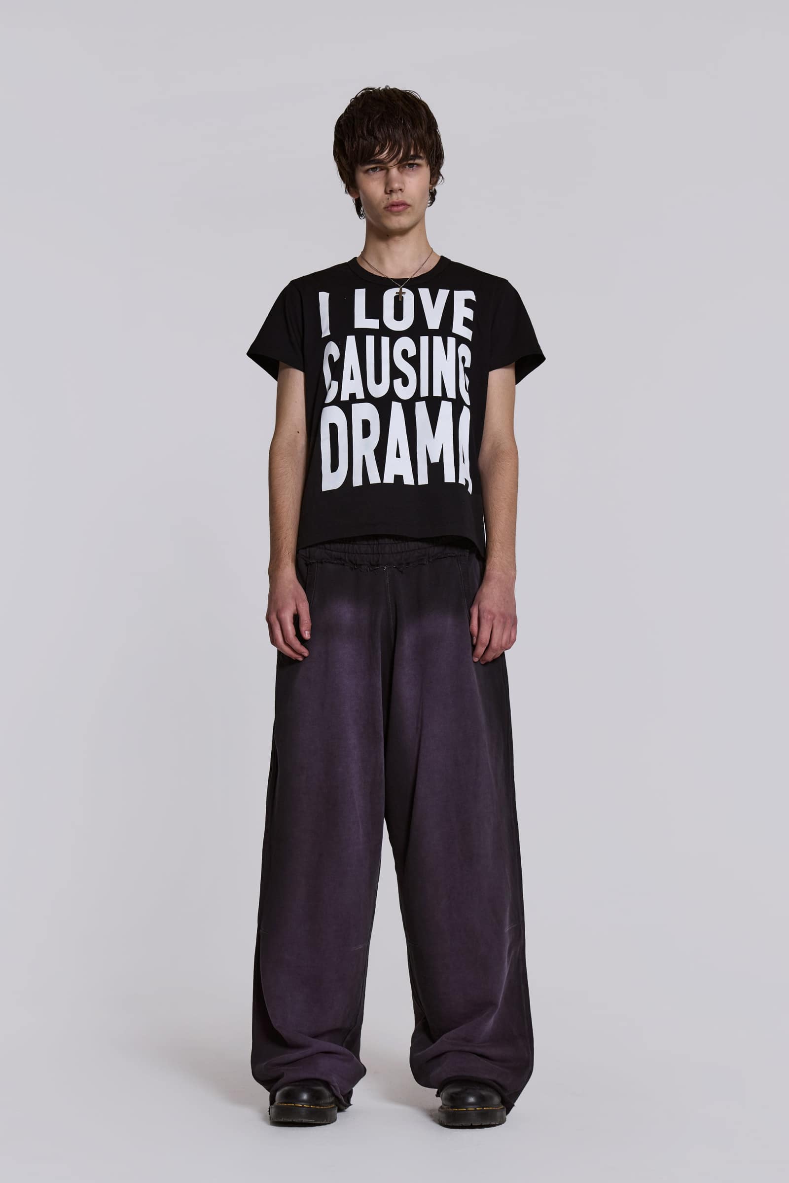 Deep Purple Fade Baggy Monster Joggers