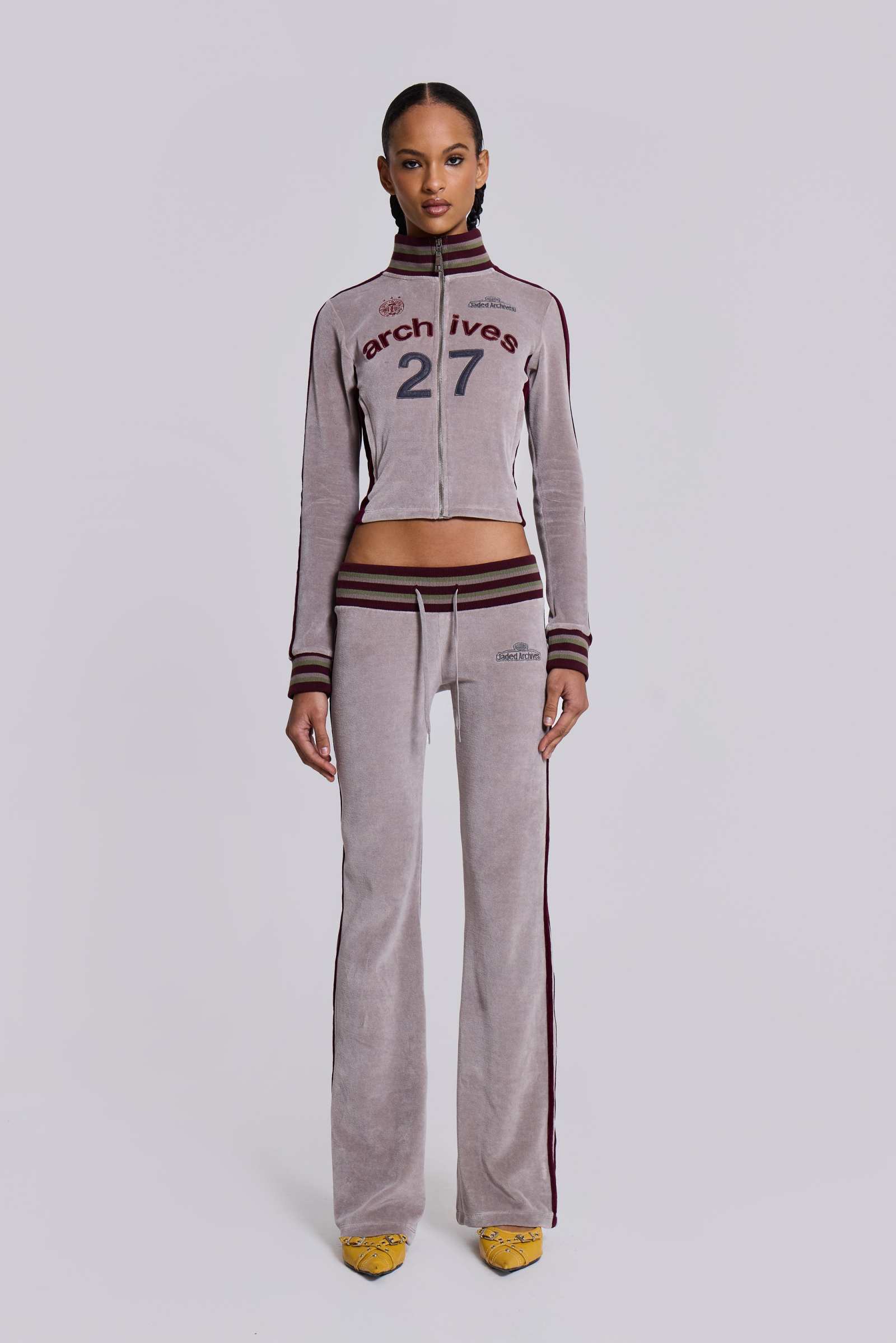 27 Velour Track Top