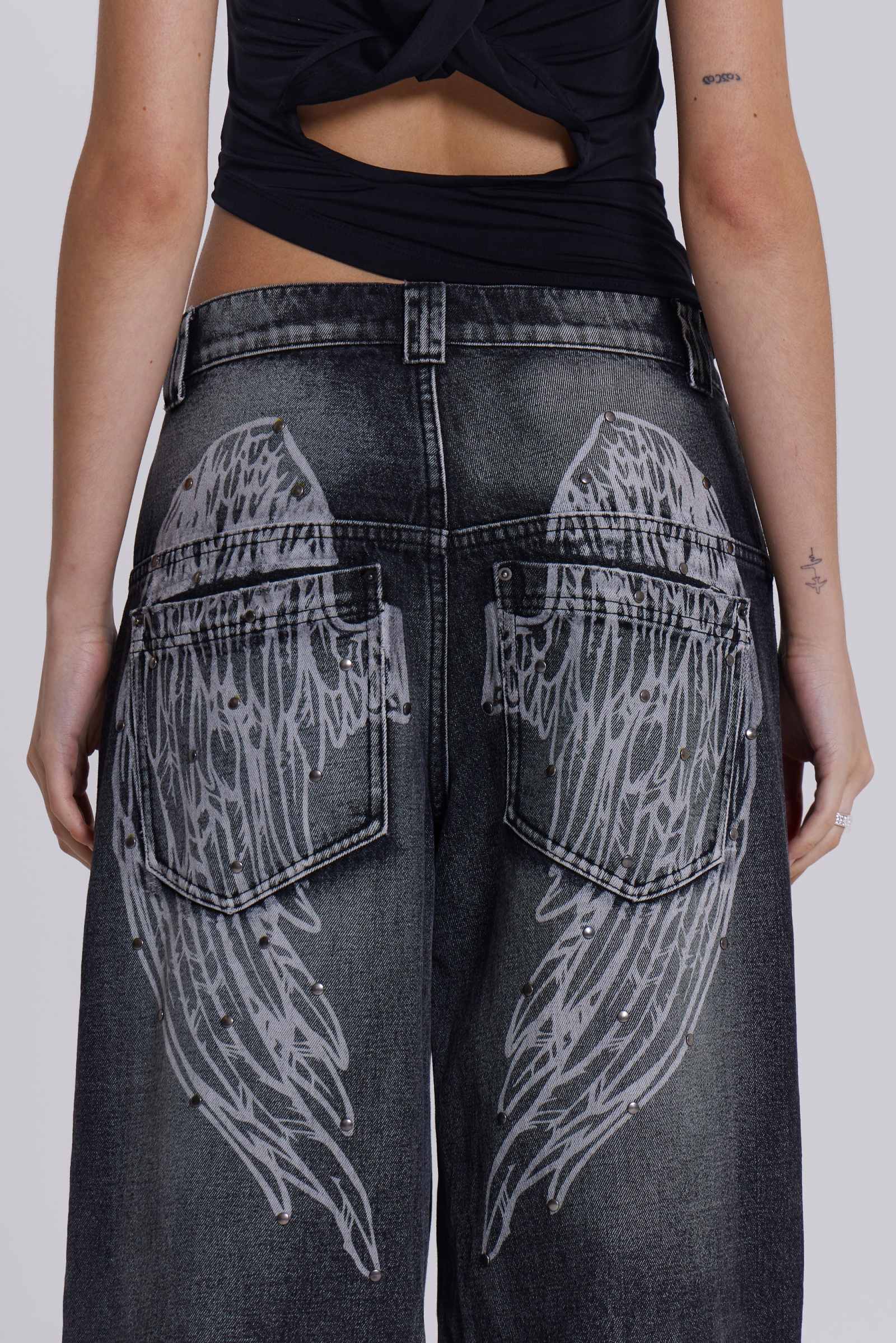 Shop Black Ethereal Colossus Jeans | Jaded London | Clothing Shop Black Ethereal Colossus Jeans | Jaded London | Clothing