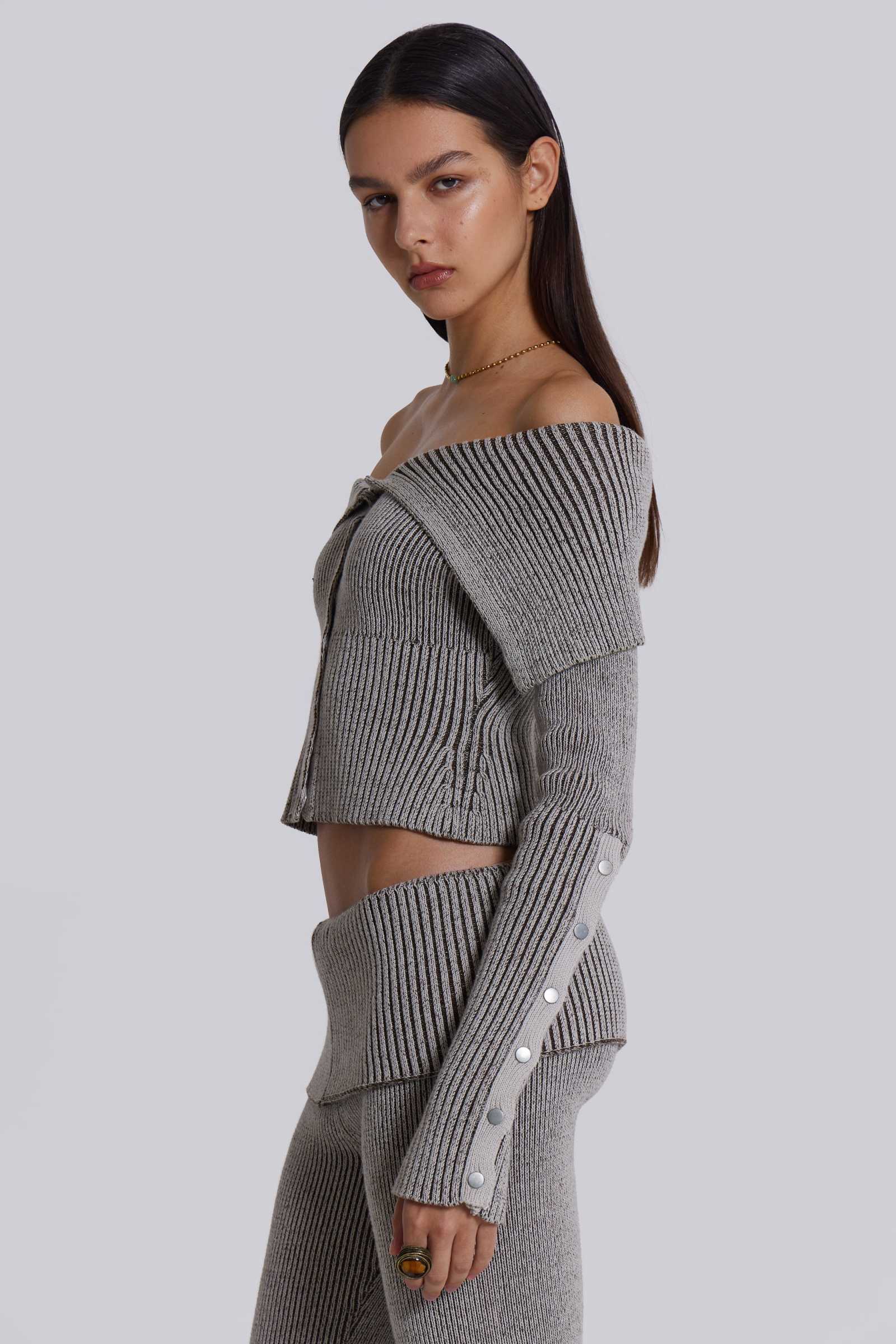 Kensu Off The Shoulder Knit Top