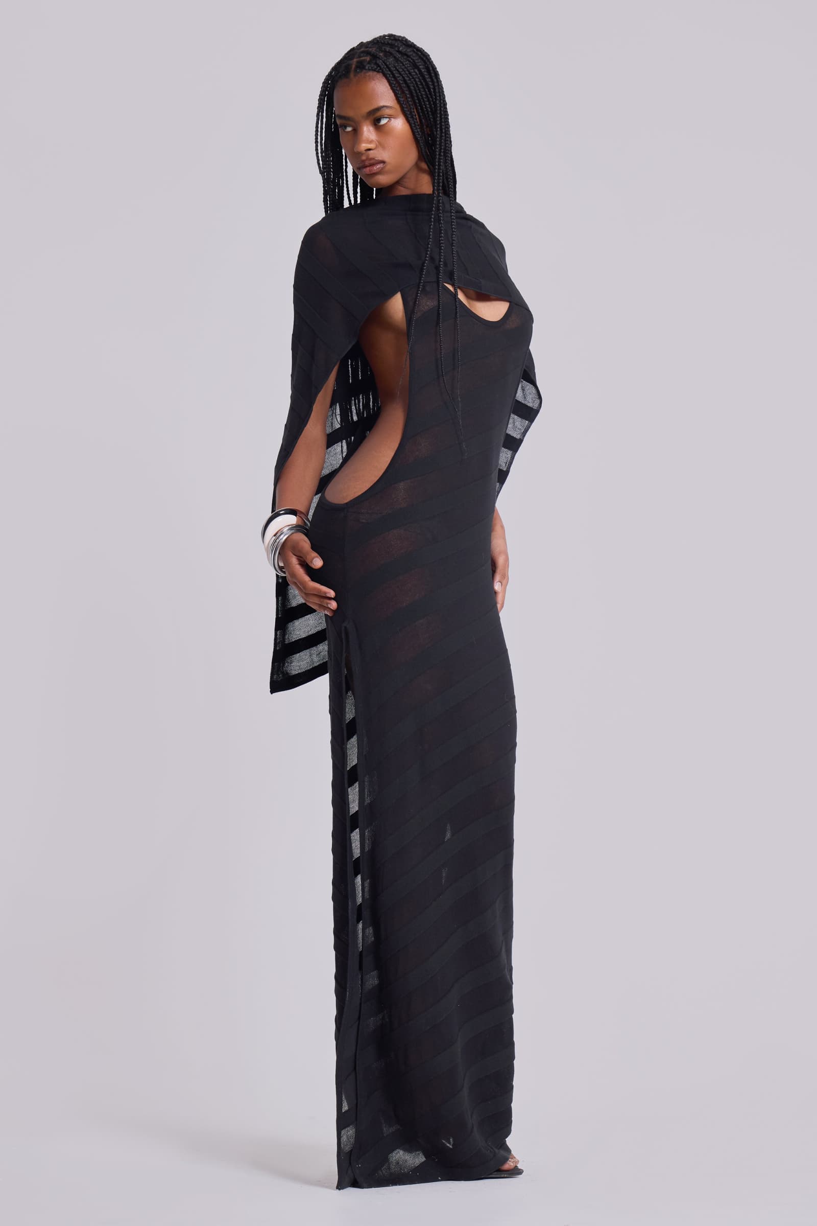 Noir Knit Maxi Dress | Jaded London | Clothing Noir Knit Maxi Dress | Jaded London | Clothing