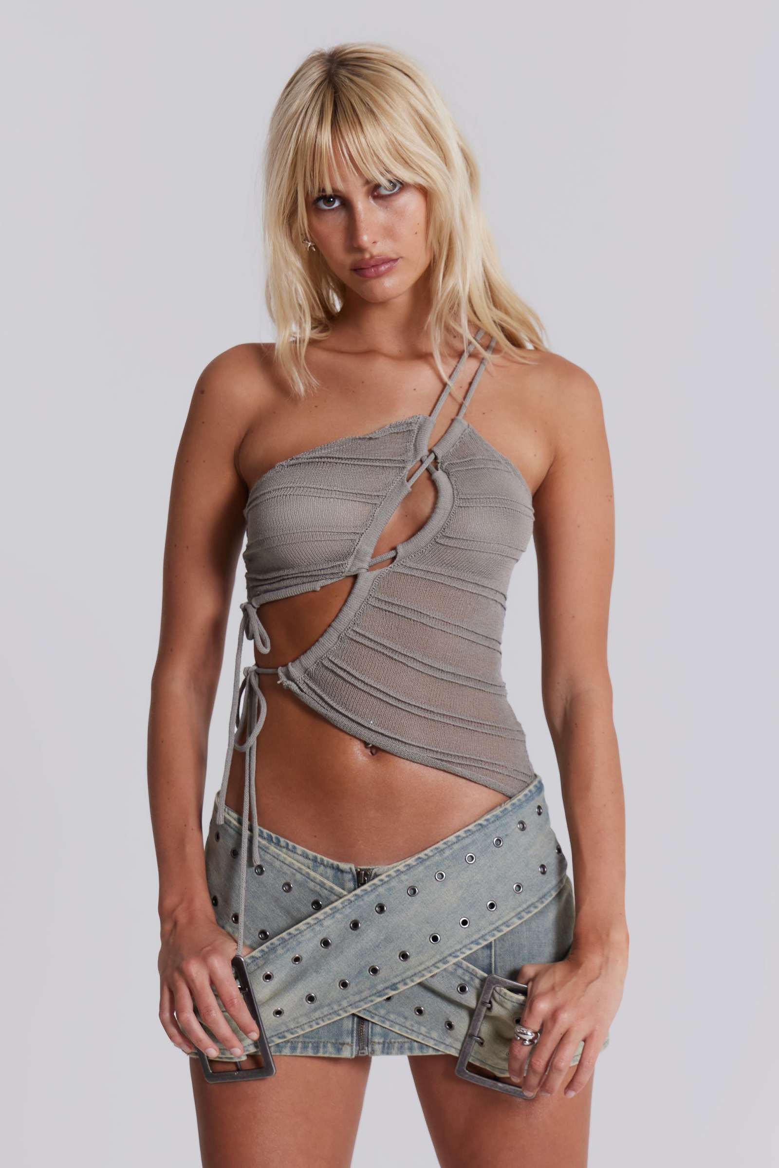 Denim Assassin Micro Mini Skirt