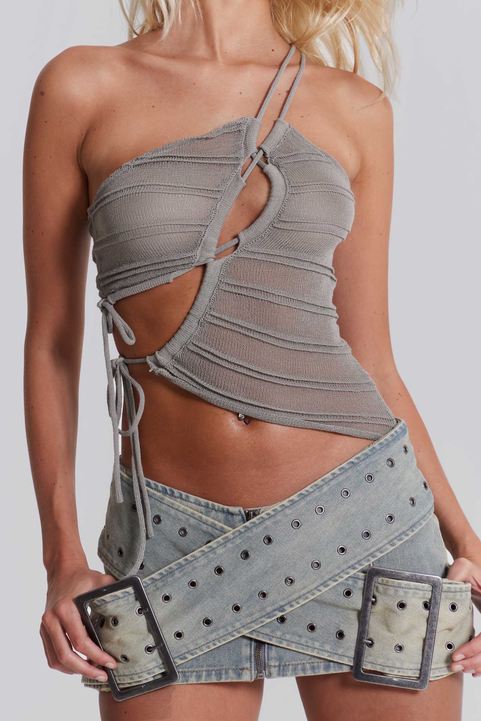 Denim Assassin Micro Mini Skirt