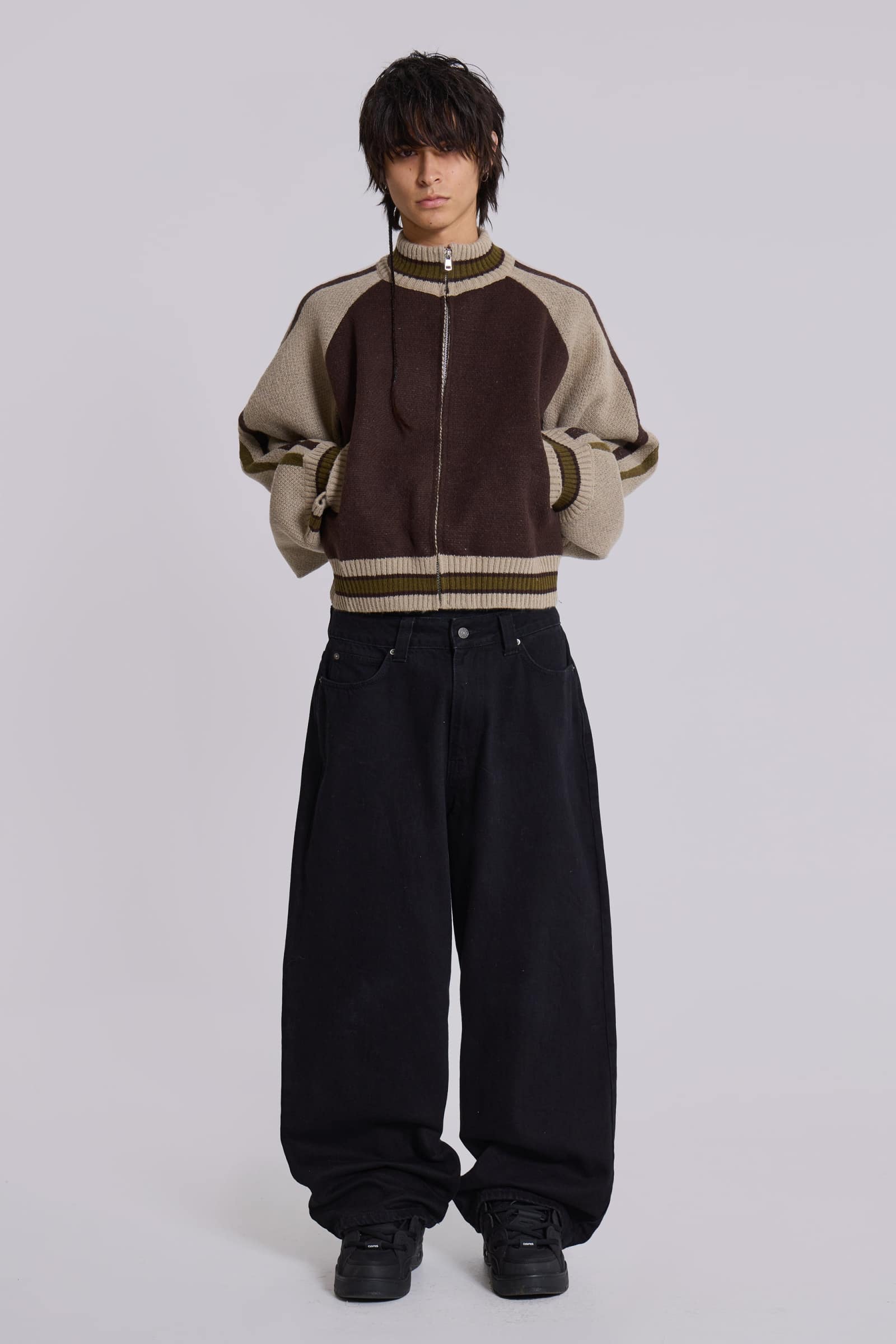 大人気！まとめ一覧 Team 85 Knitted Bomber Jacket | Jaded London | Clothing トップス