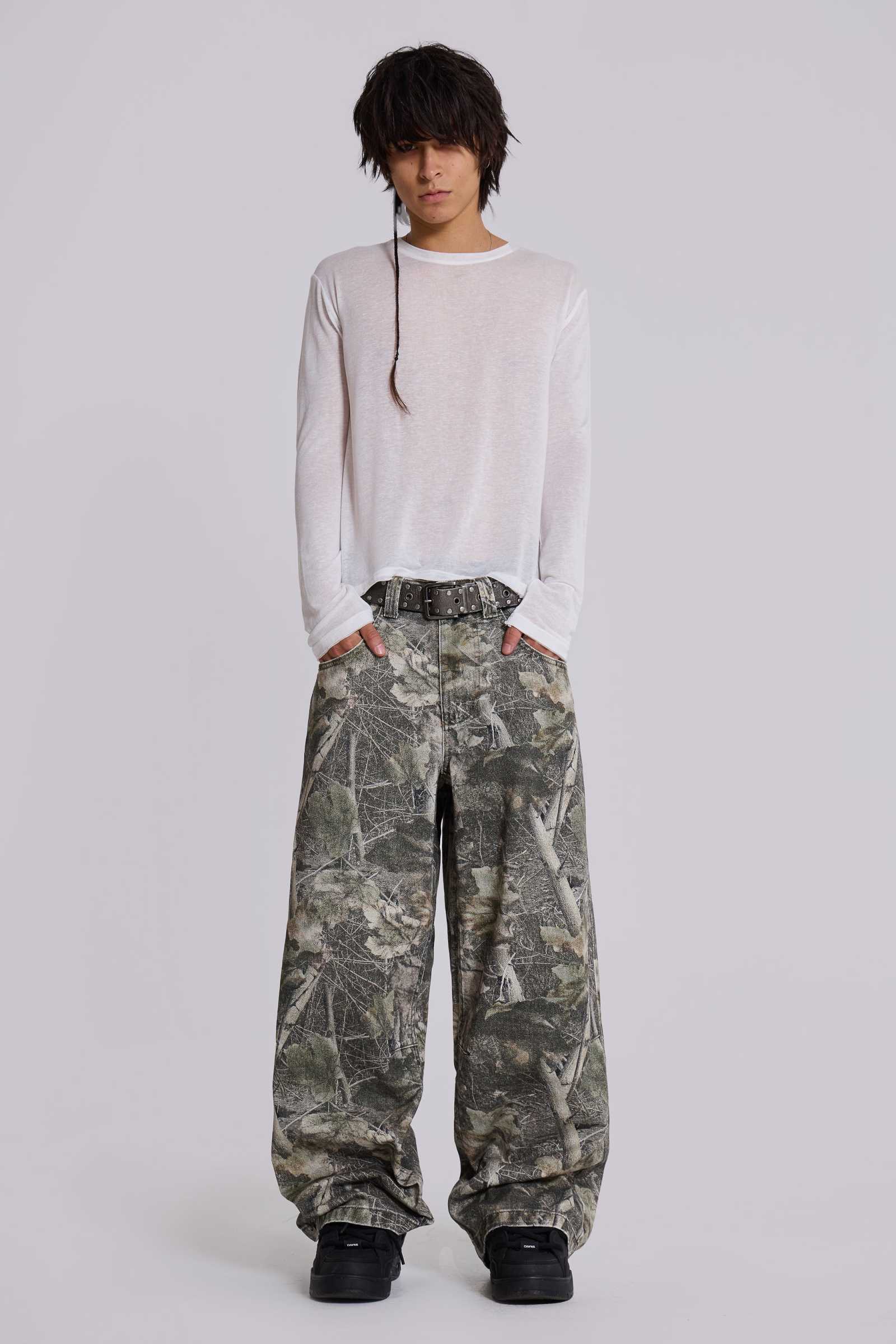 Woodland Camo Colossus Baggy Jeans