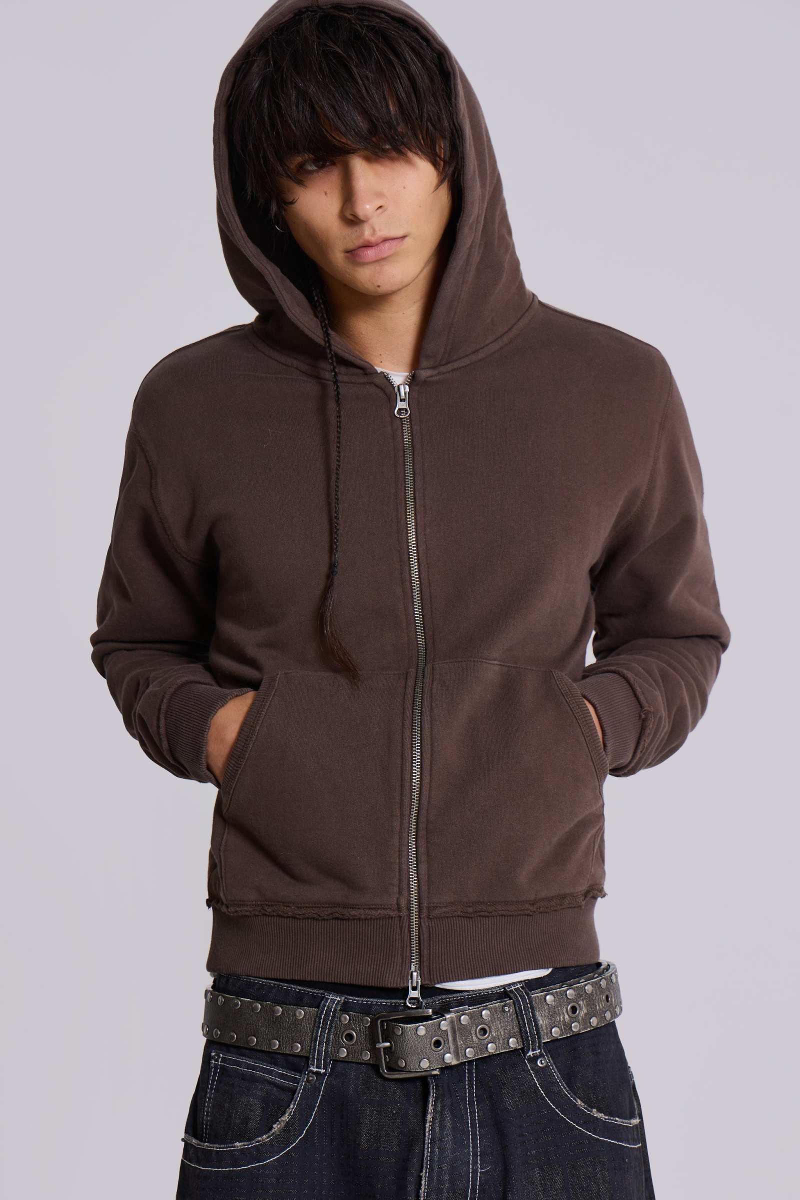 Chocolate Brown Mini Monster Hoodie