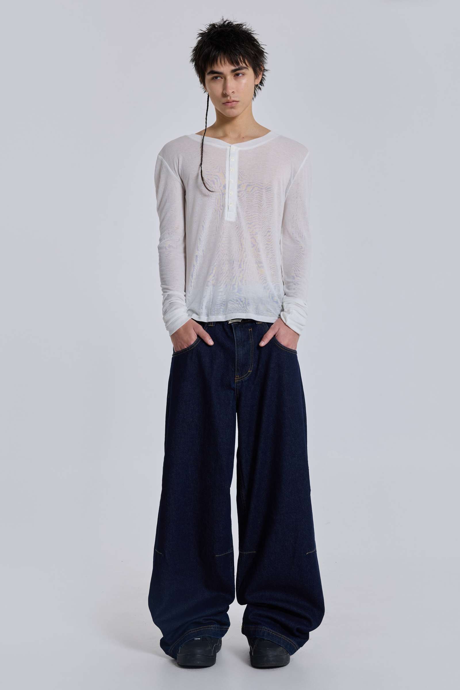 Indigo Low Rise Colossus Baggy Jeans