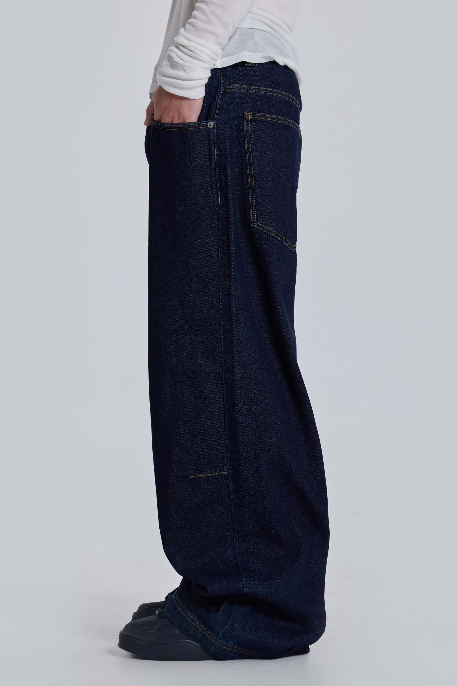 Indigo Low Rise Colossus Baggy Jeans