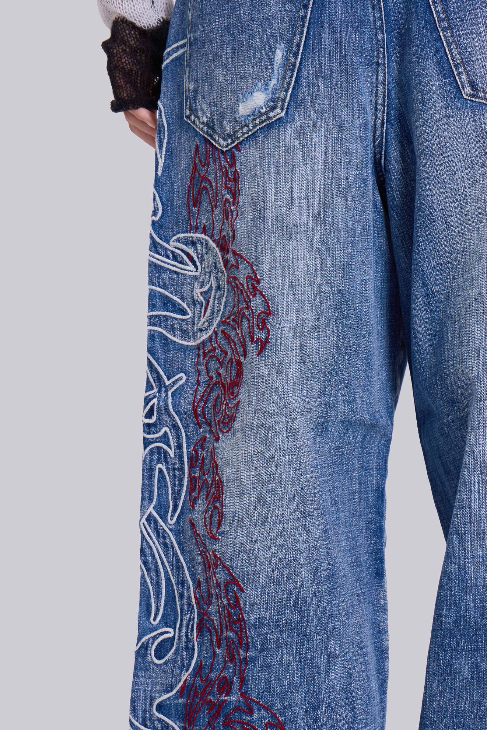 Layered Tribal XL Colossus Jeans - Main Image