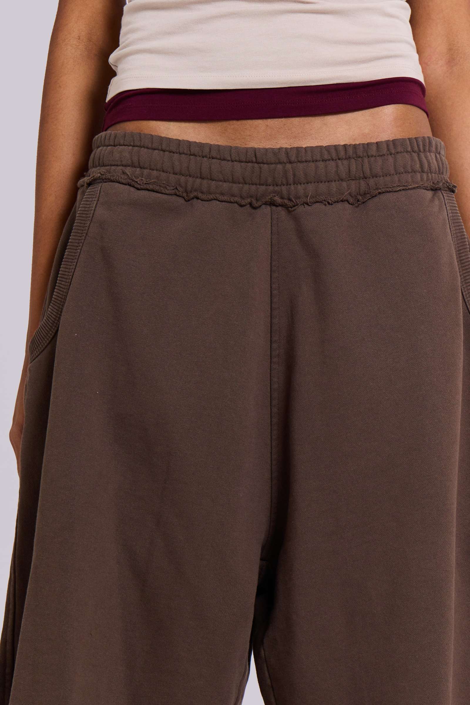 Chocolate Brown Monster Jogger Shorts