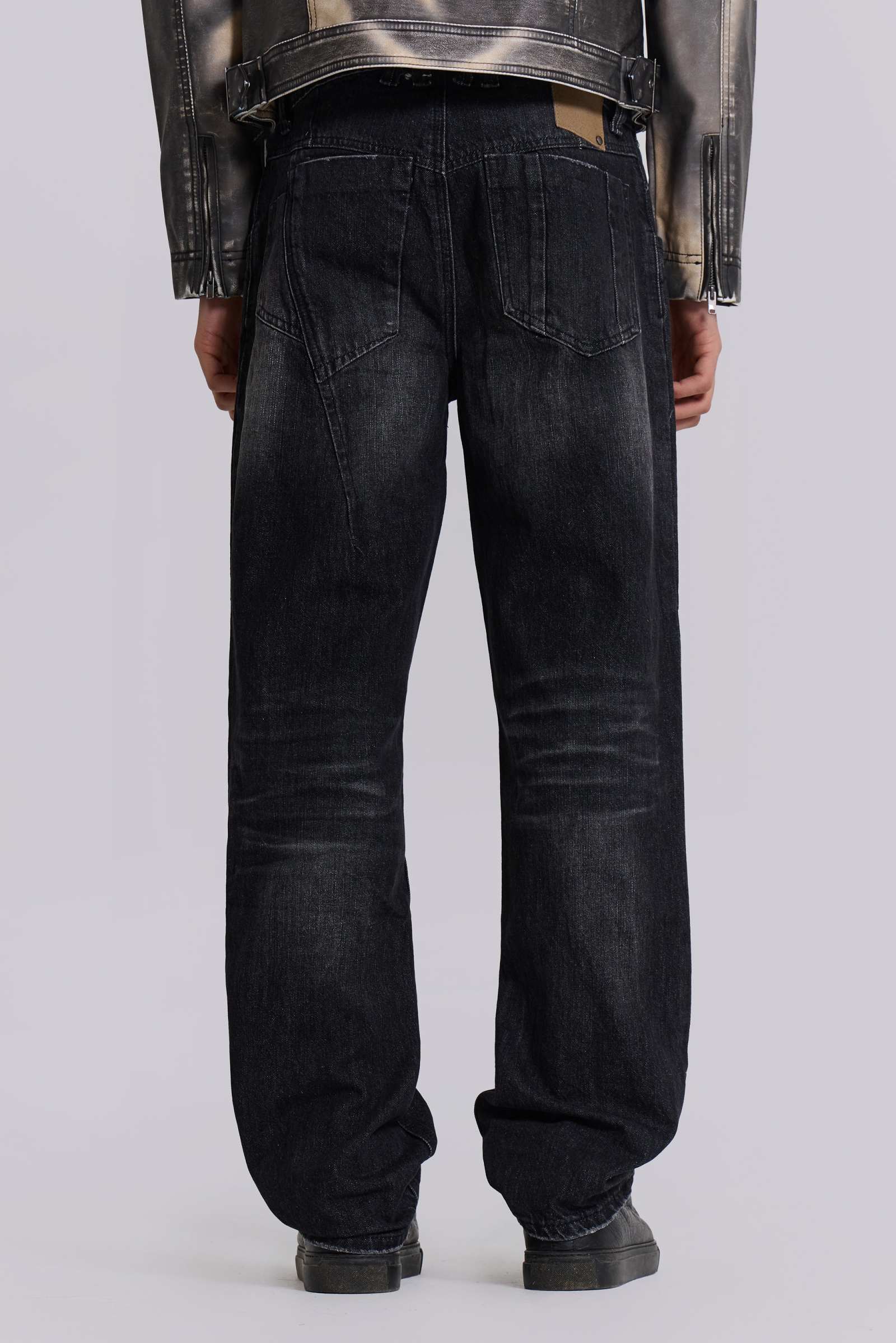 Washed Black Reed Jeans