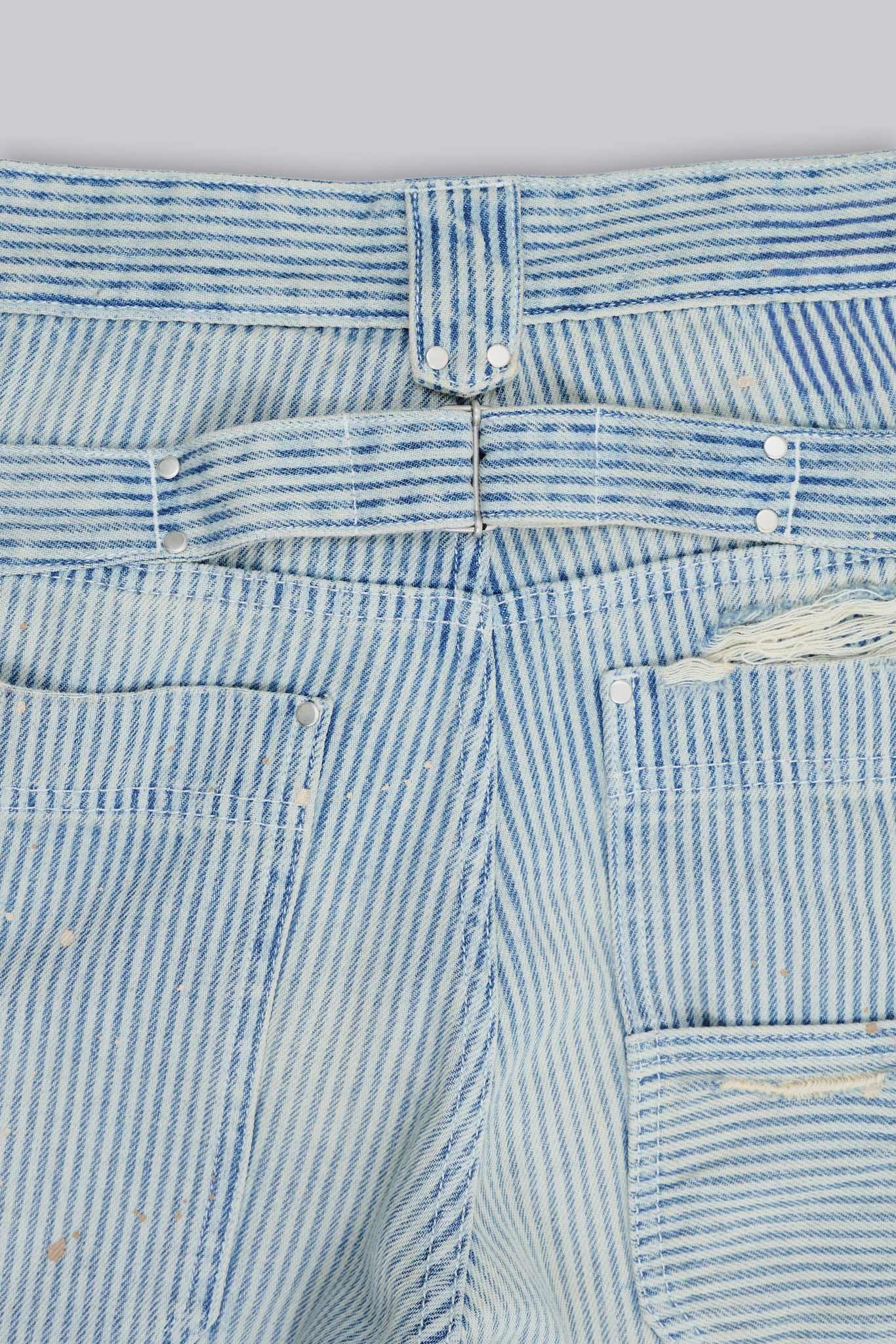 Pinstripe Double Knee Carpenter Jeans