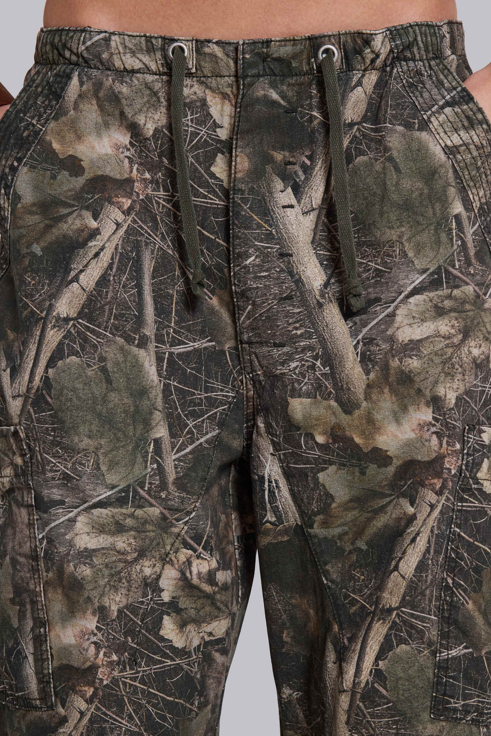 Woodland Camo Parachute Pants