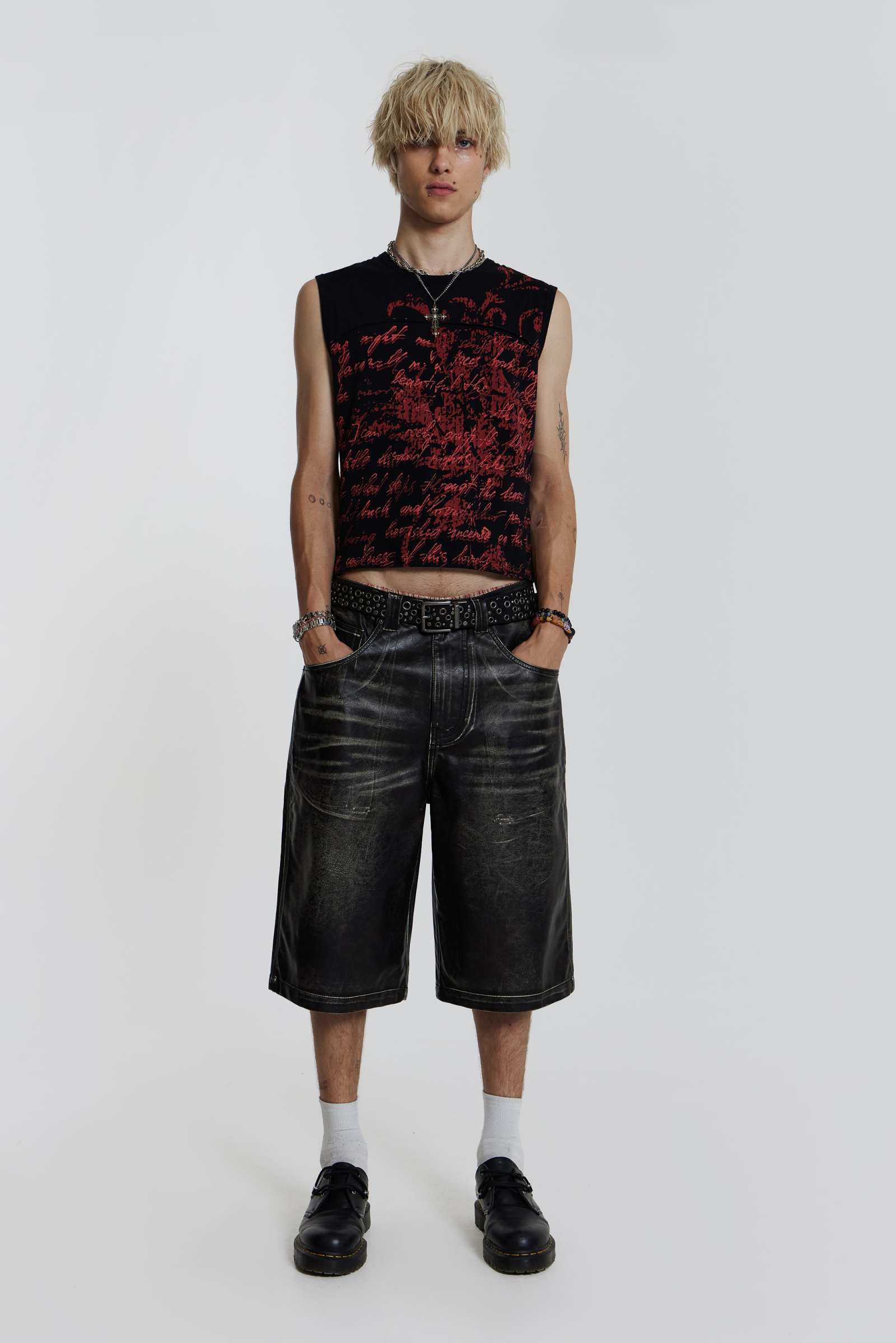 Shop Ash Faux Leather Colossus Shorts | Jaded London | Clothing