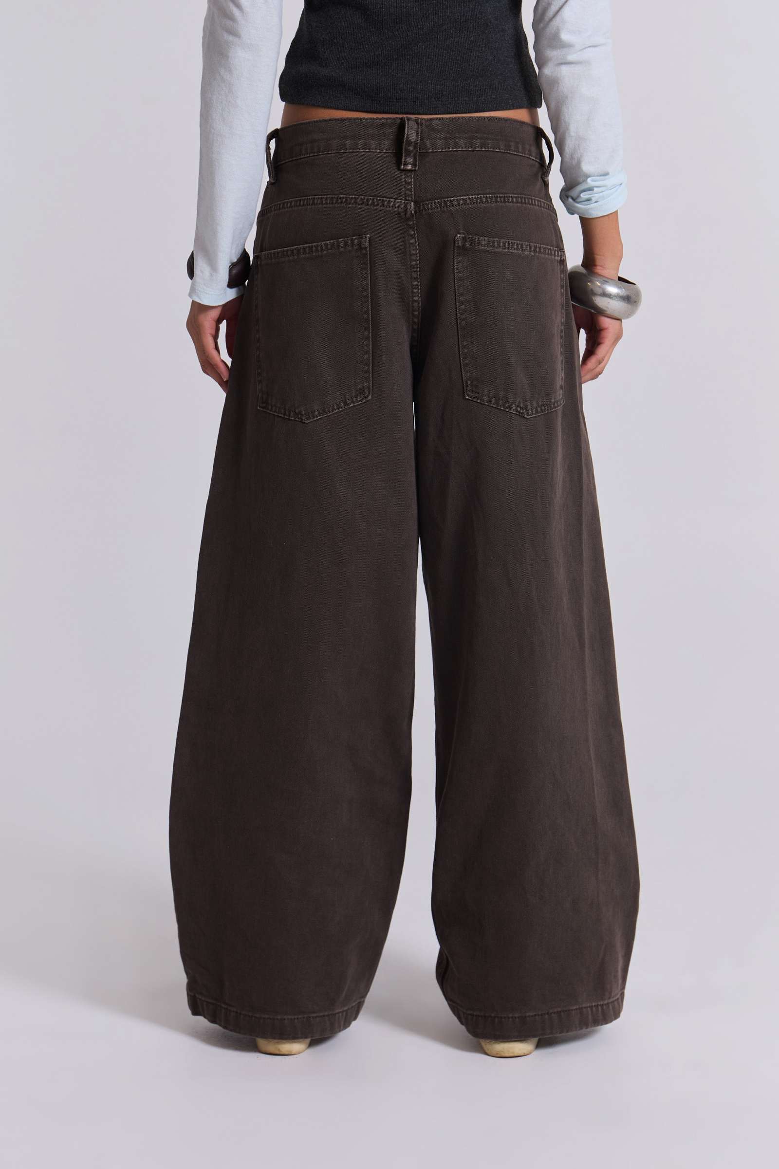 Washed Brown Colossus Jeans