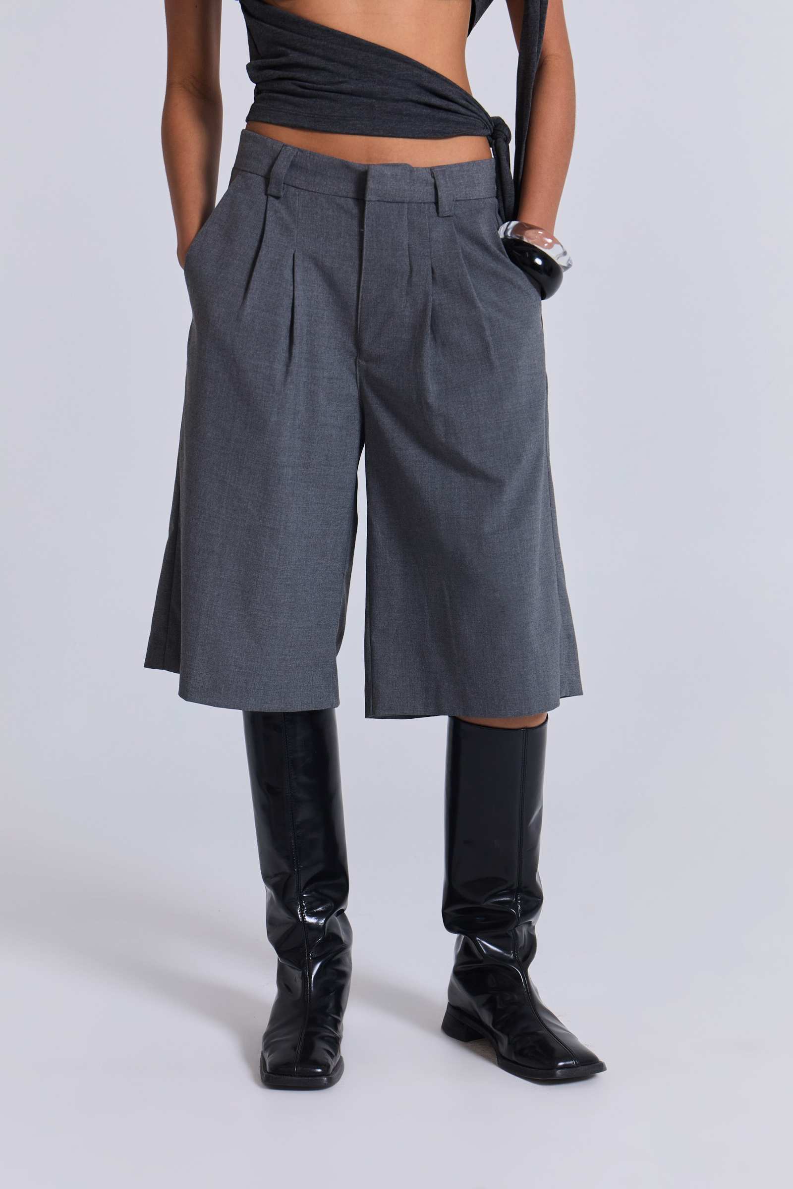 Grey Goliath Tailored Shorts