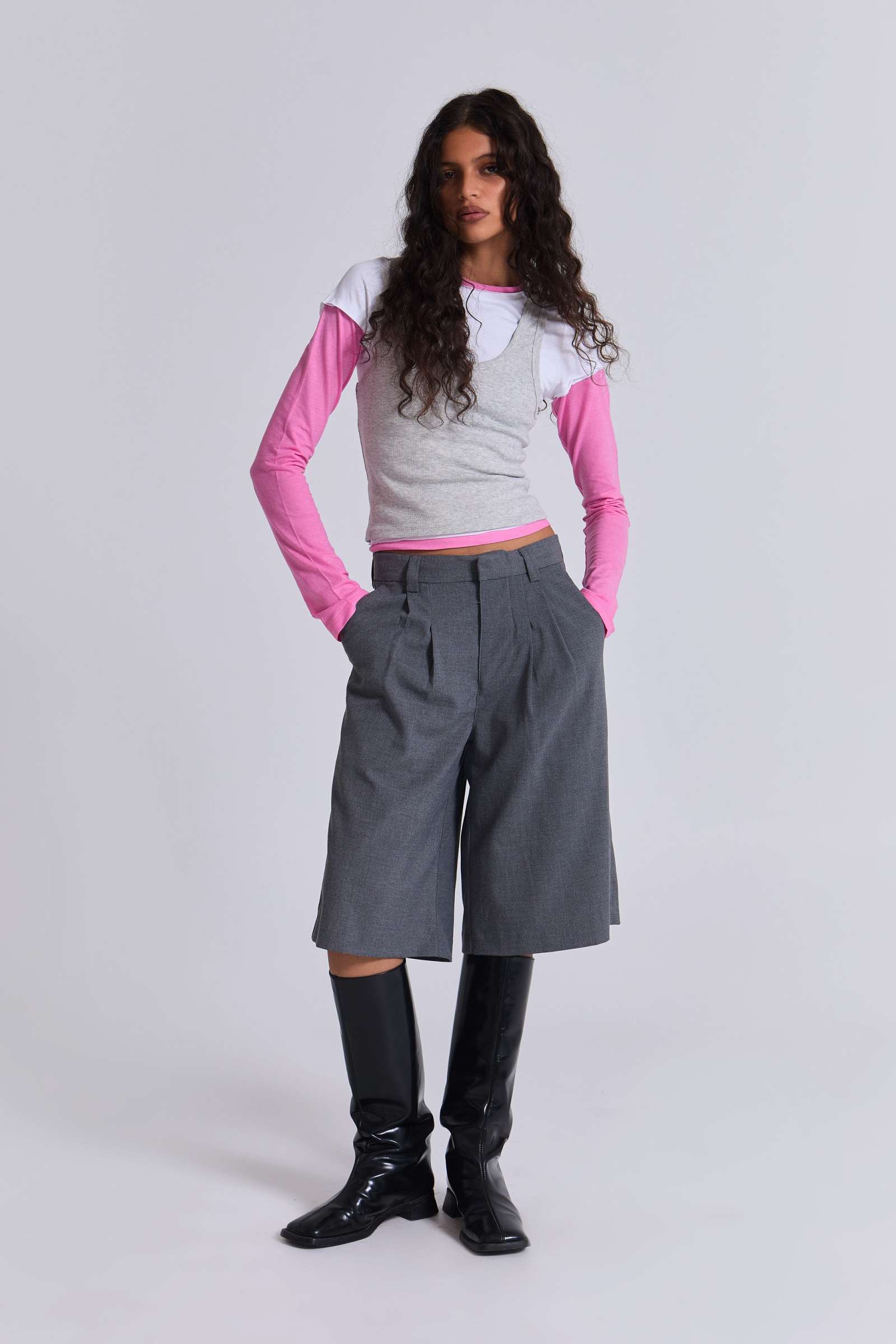 Grey Goliath Tailored Shorts