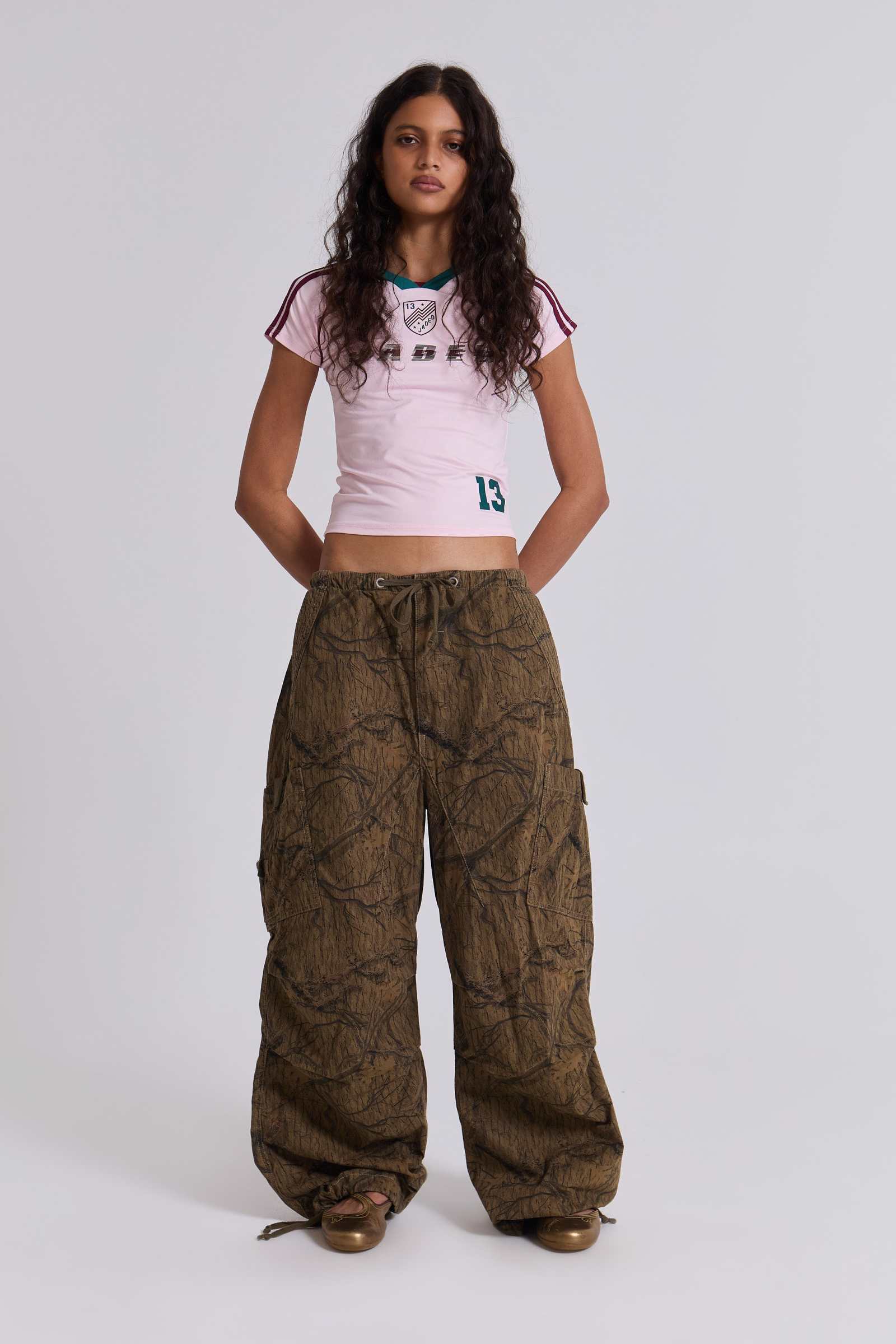 Forest Camo Parachute Pants