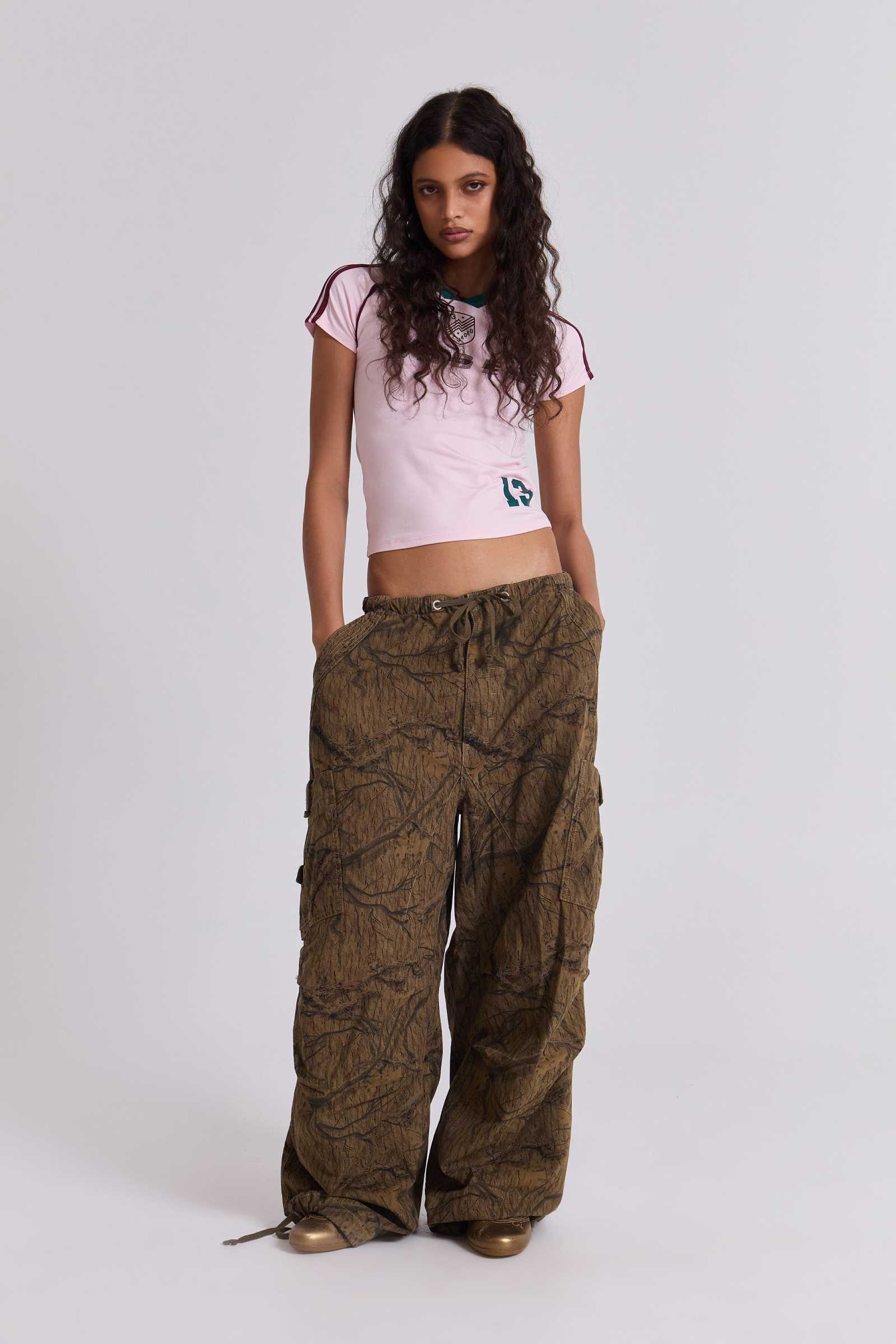 Forest Camo Parachute Pants