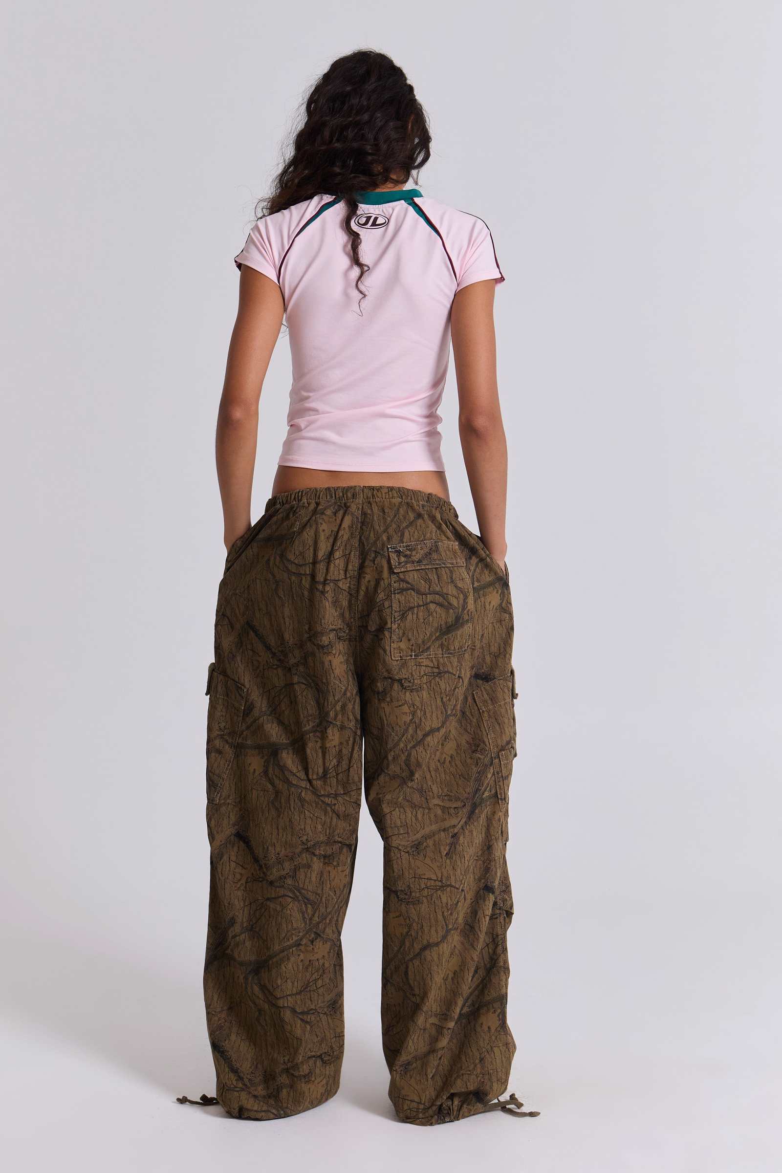 Forest Camo Parachute Pants