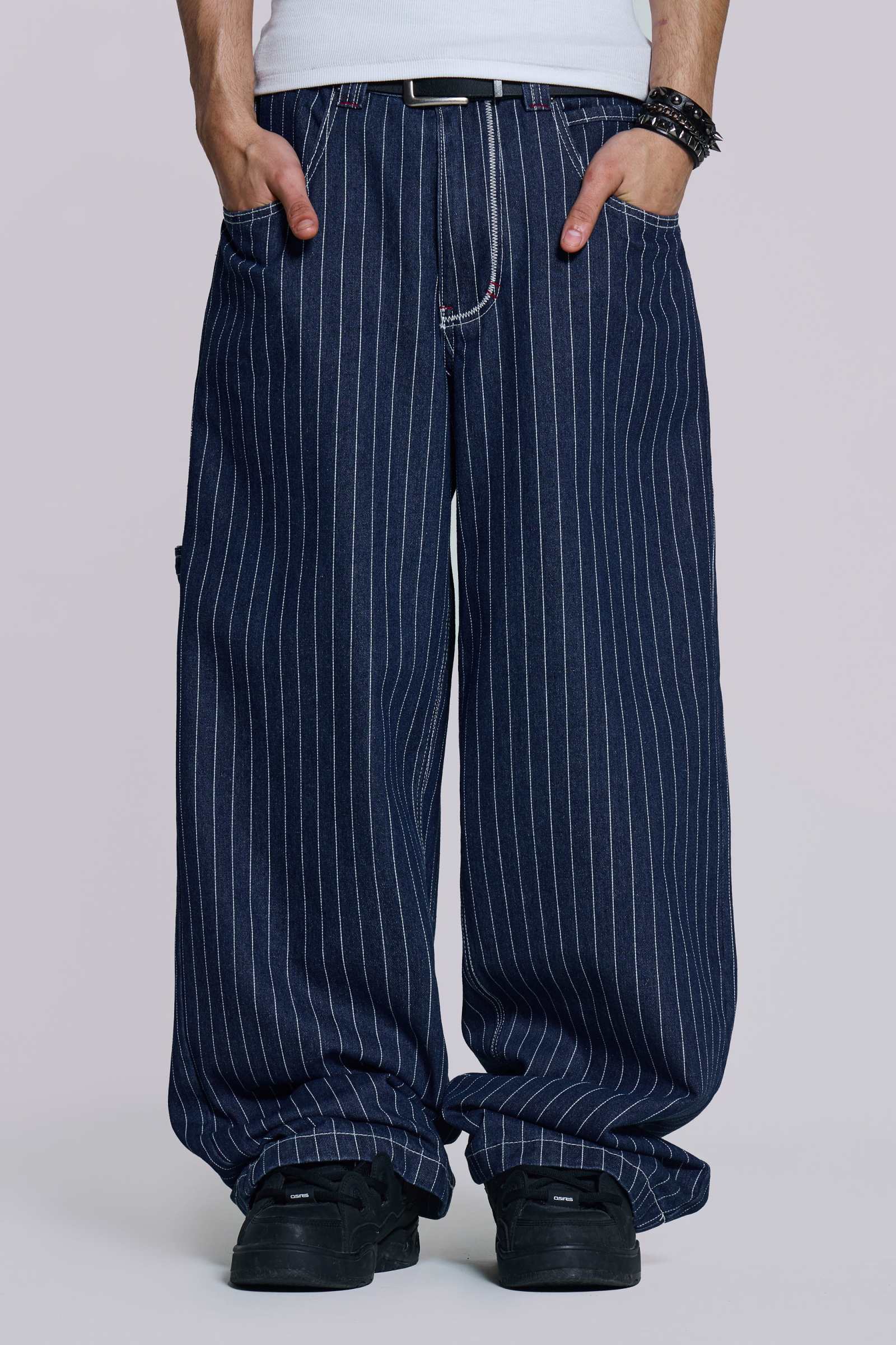 Ollie Pinstripe XL Colossus Jeans