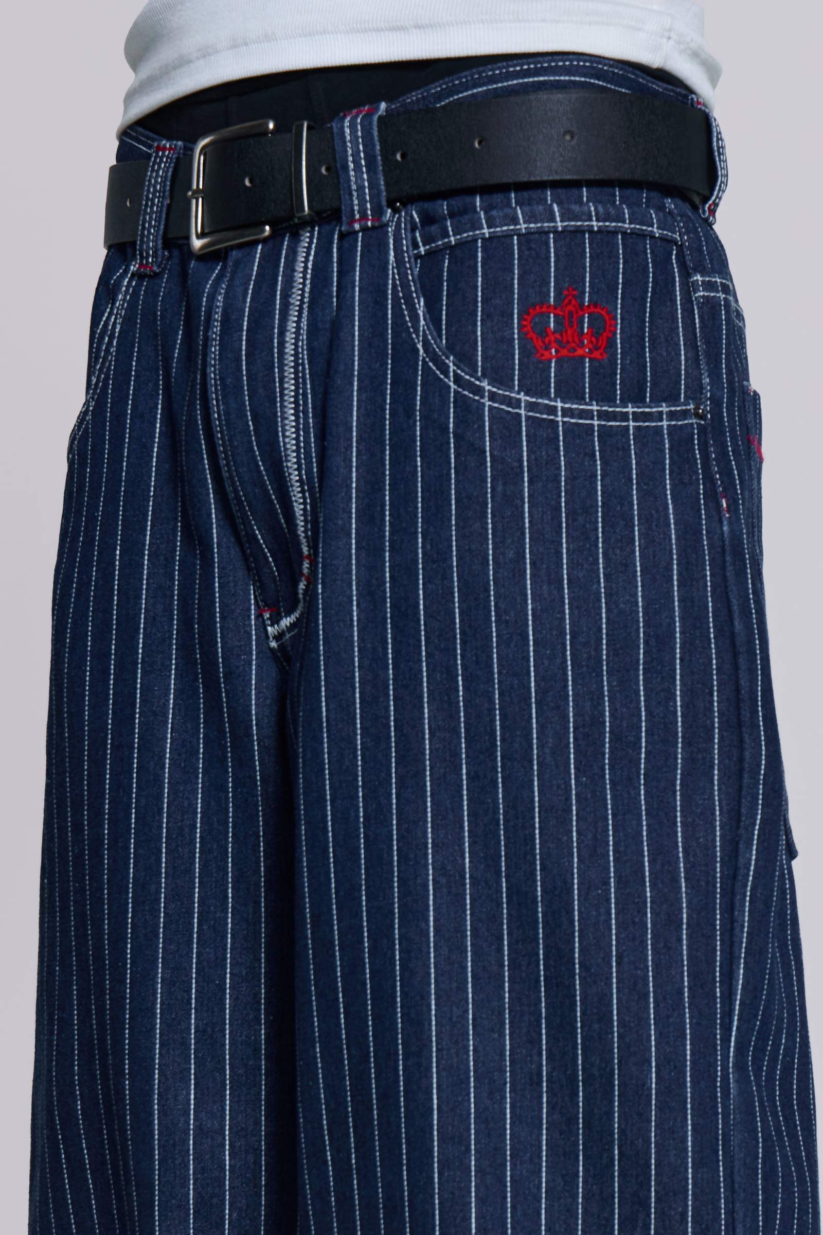 Ollie Pinstripe XL Colossus Jeans