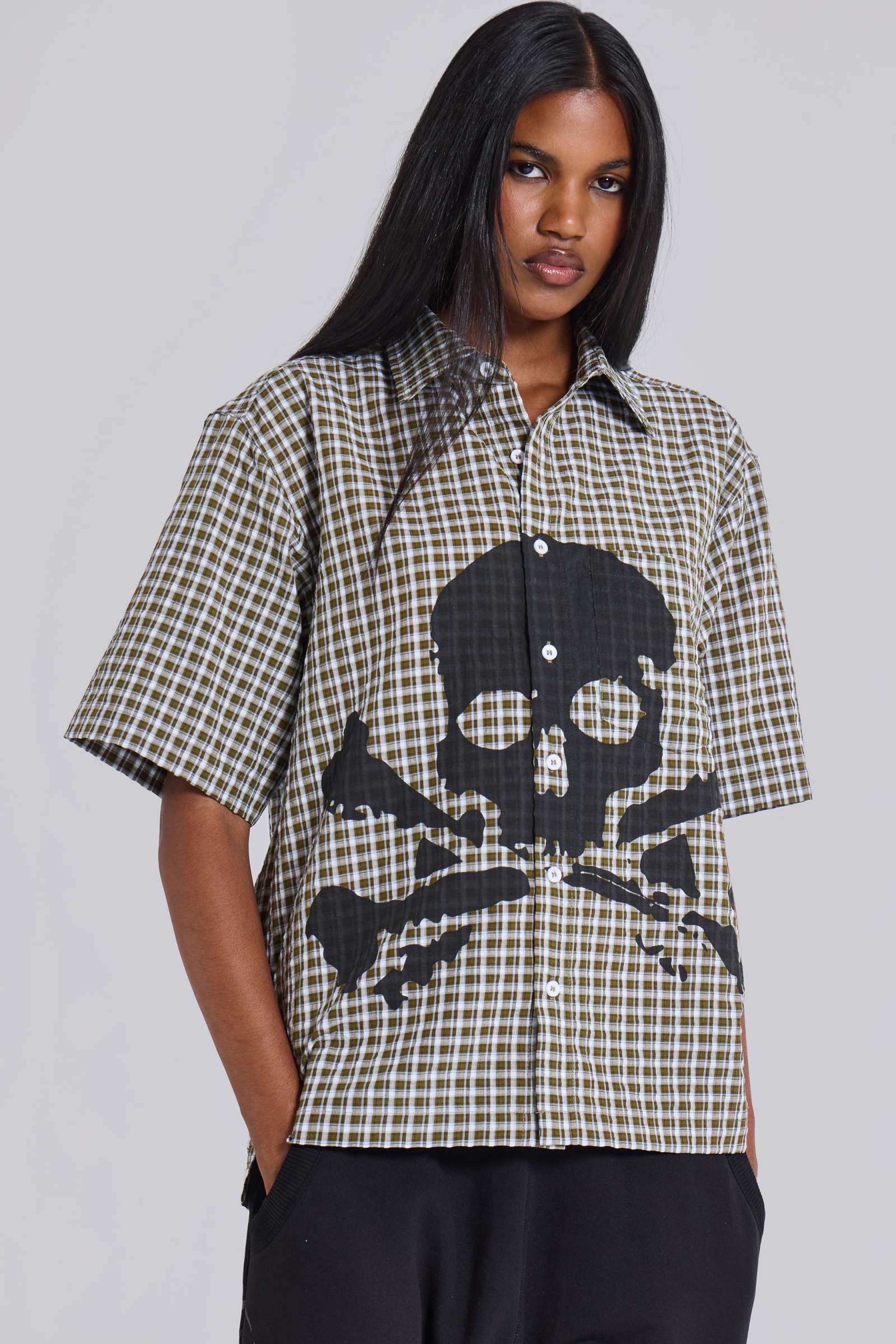 Wasted Check Shirt
