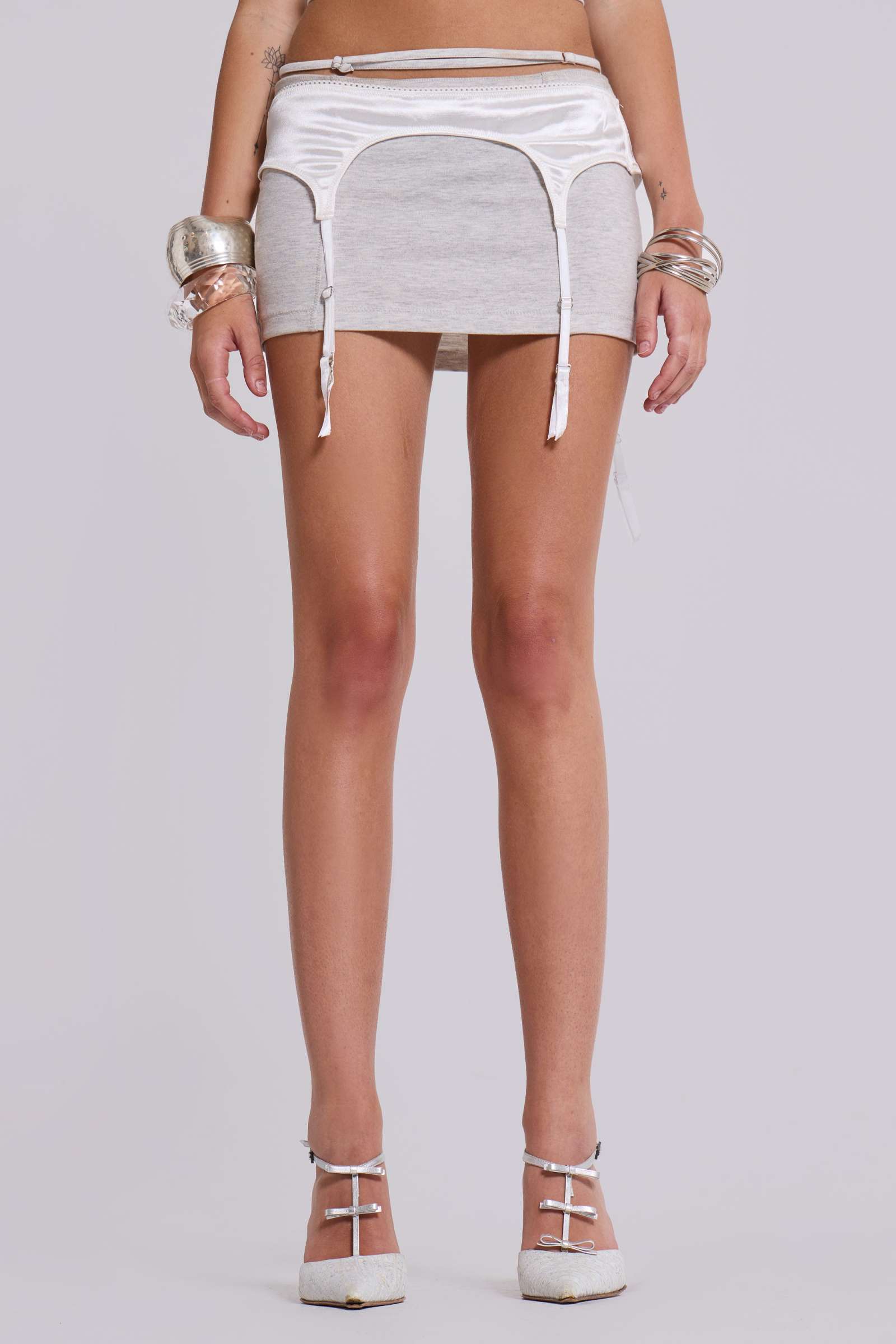 In Lust Suspender Mini Skirt