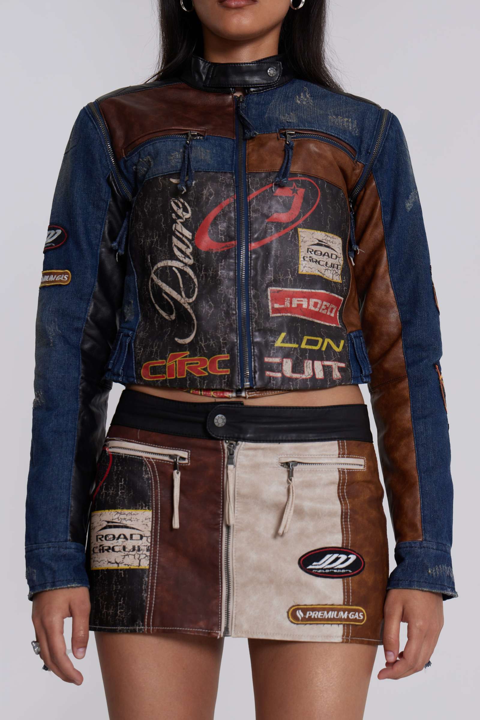 Daytona Zip Off Sleeve Moto Jacket