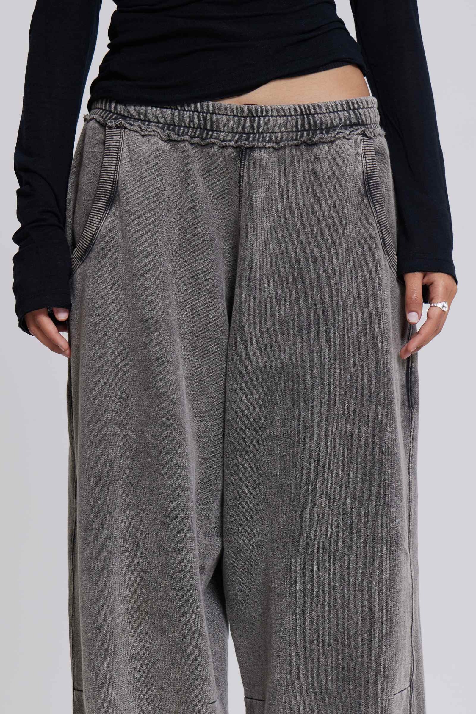 Chrome Wash Baggy Monster Joggers